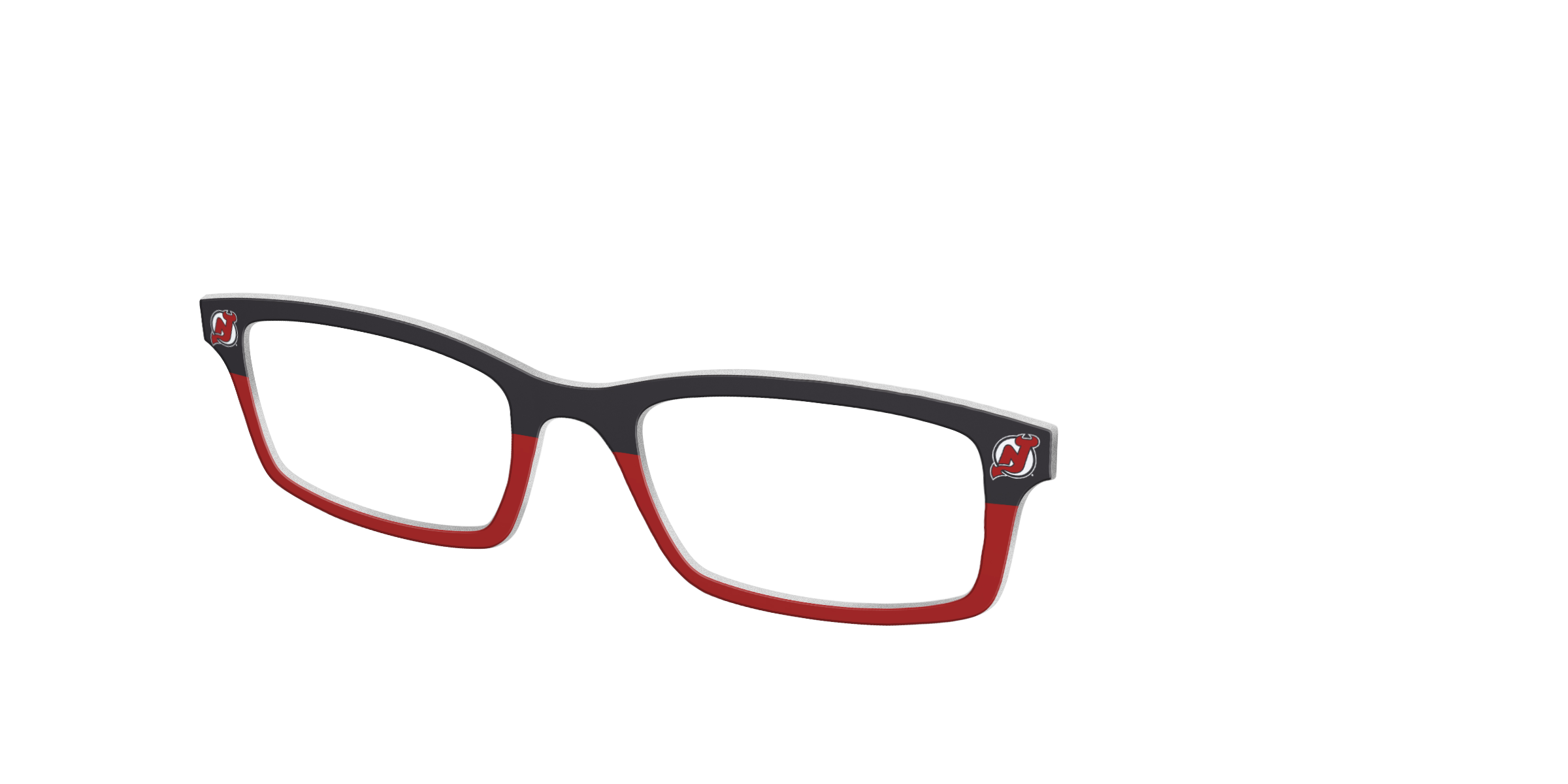 Pair Eyewear School Spirit The Devils Split top occhiali nero rosso