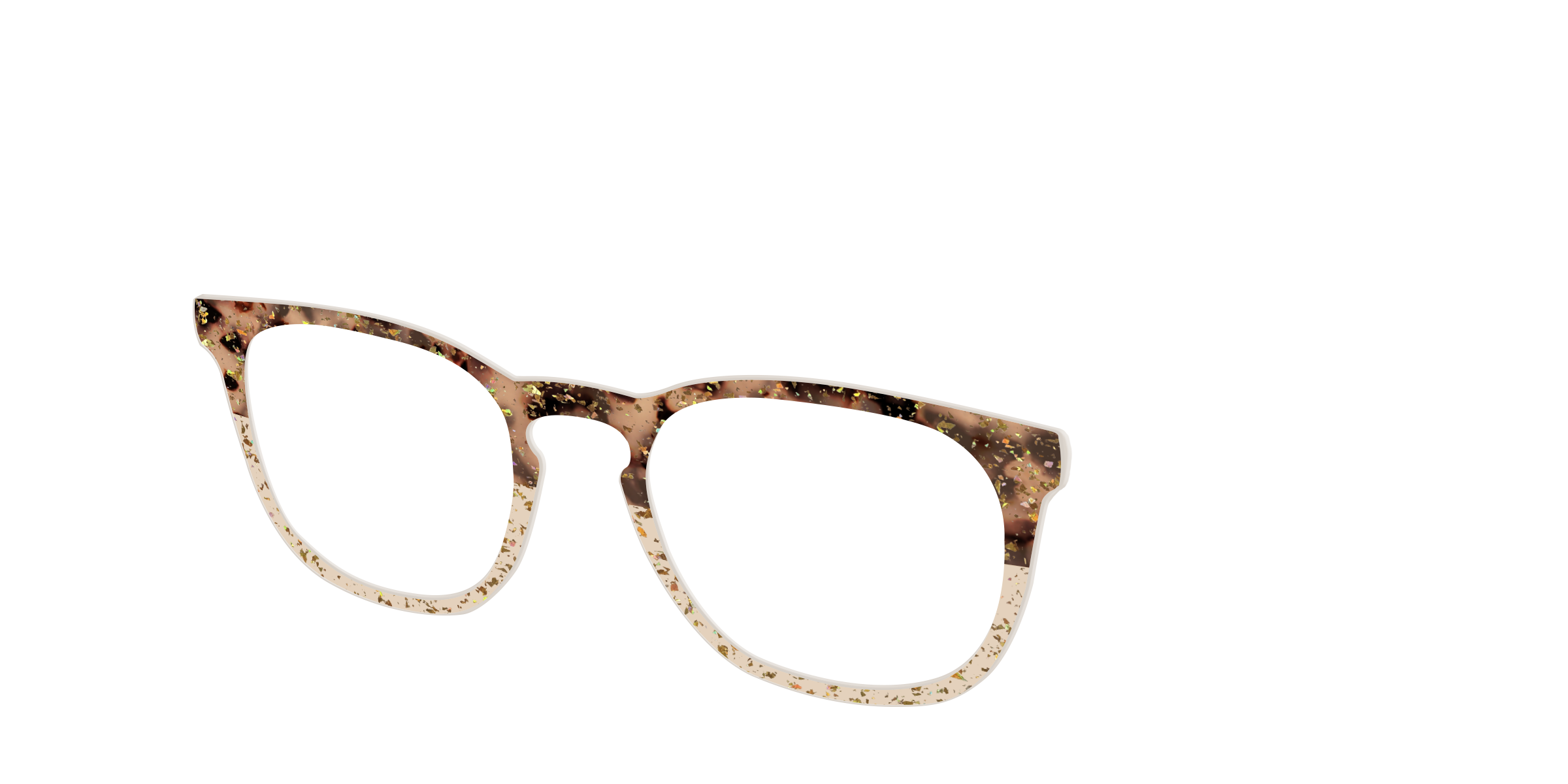 Pair Eyewear Design Tops Khaki Tortoise Crystal top 559