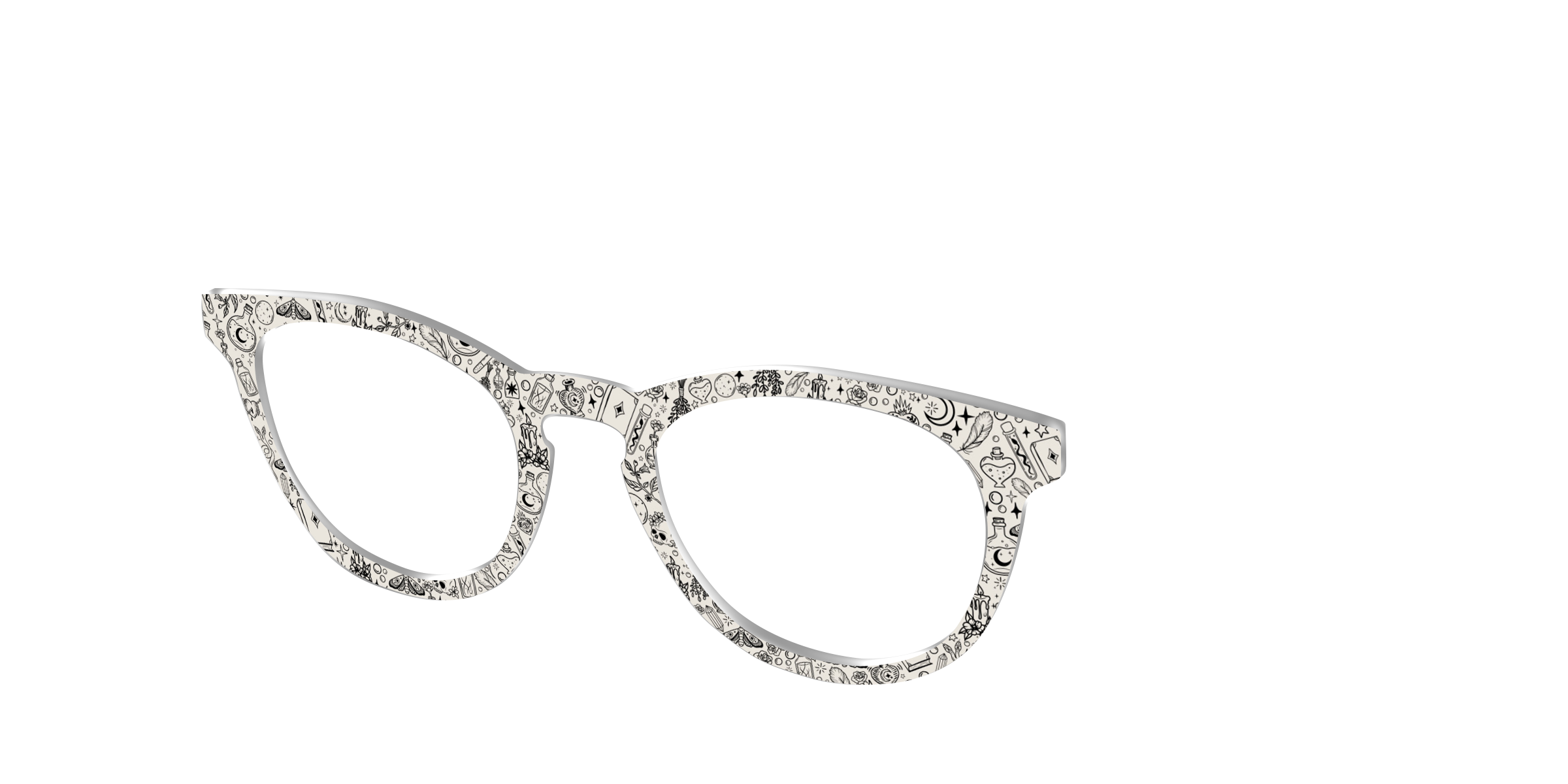 Pair Eyewear Design Tops The Enchantment Toile top per occhiali fantasia