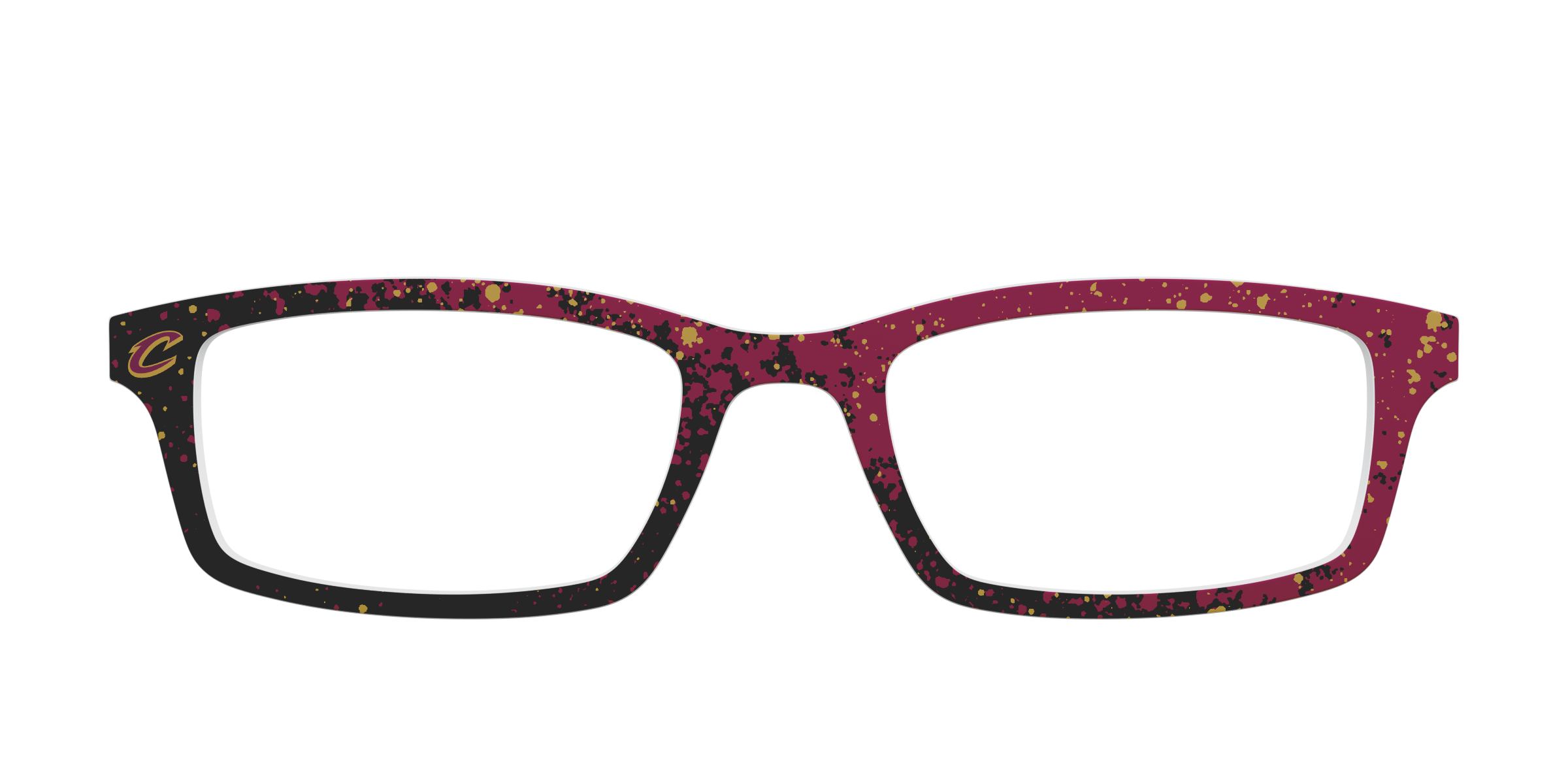 Pair Eyewear School Spirit Cavaliers Splatter top occhiali