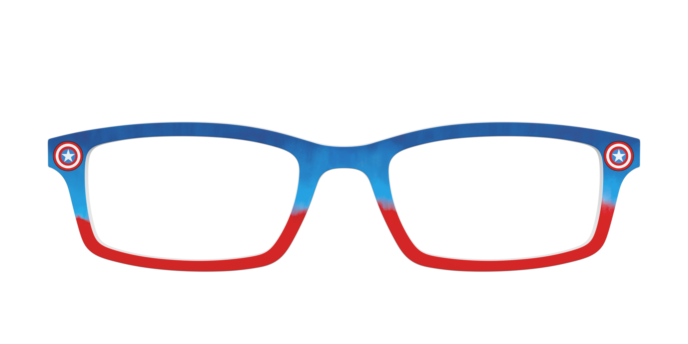 Pair Eyewear Collabs Captain America Shield top per occhiali