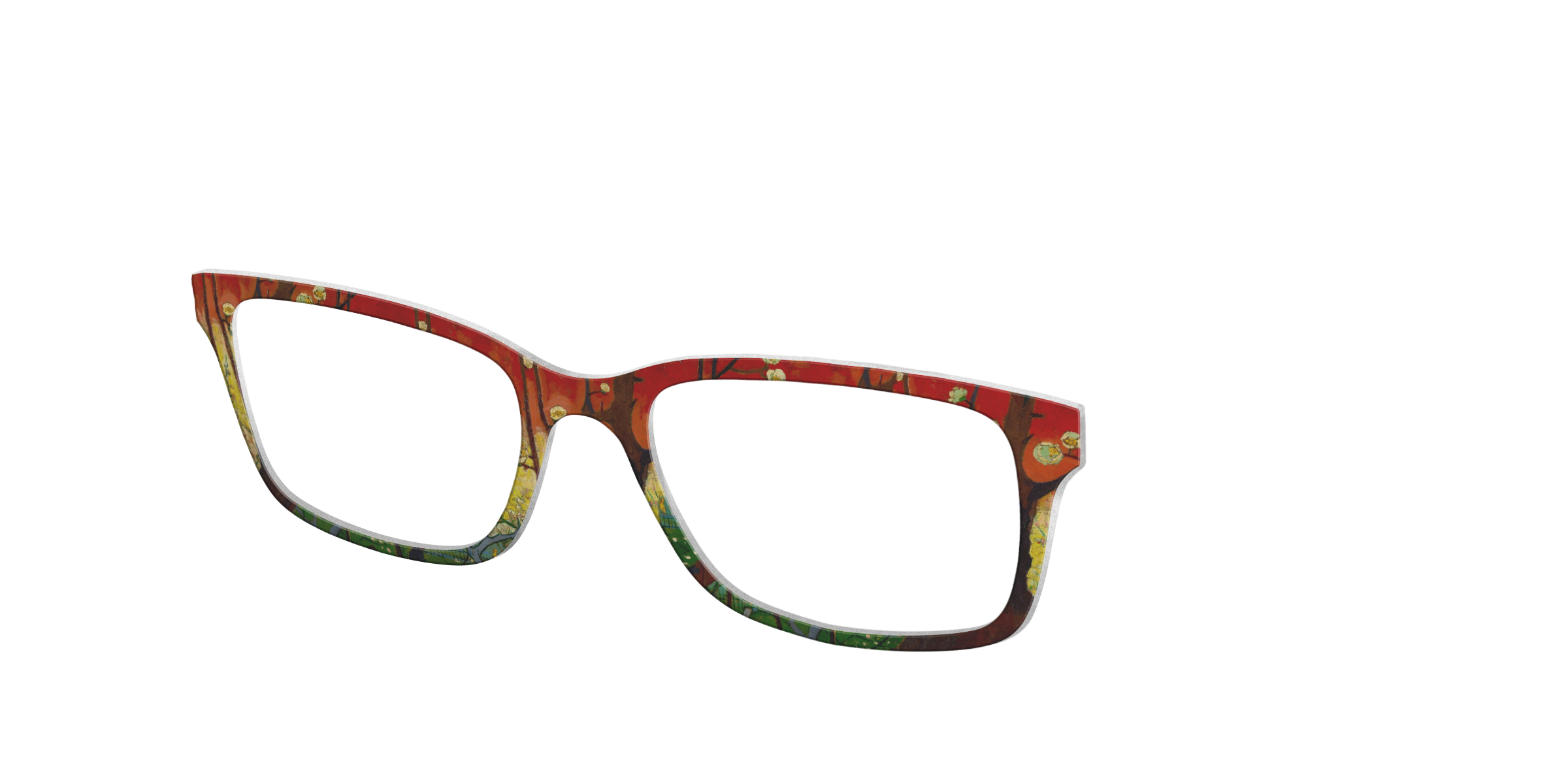 Pair Eyewear Collabs Flowering Plum top occhiali Van Gogh