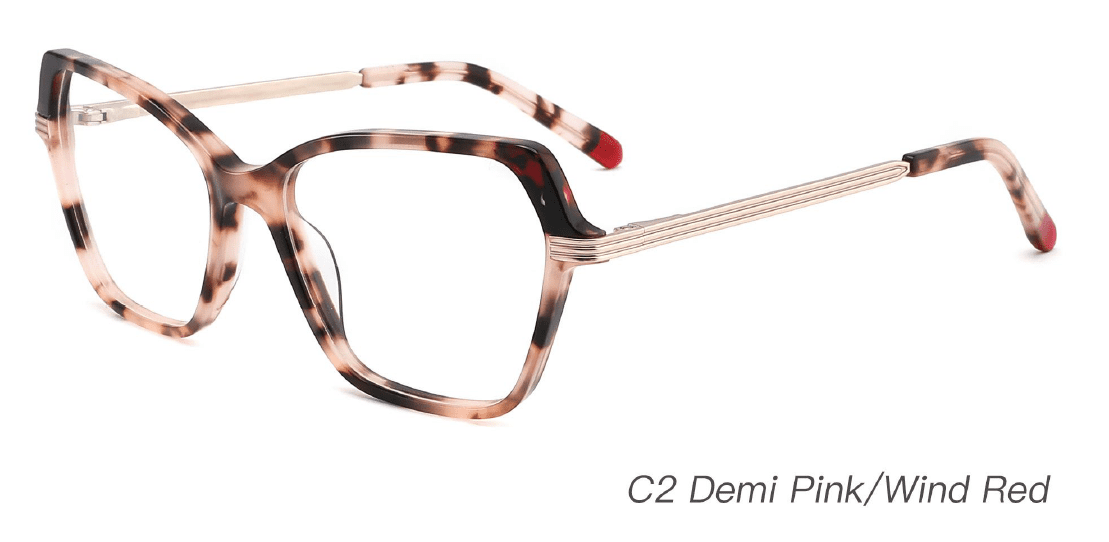 Ouyuan NOA23024 montatura occhiali acetato colorata 53-16-140