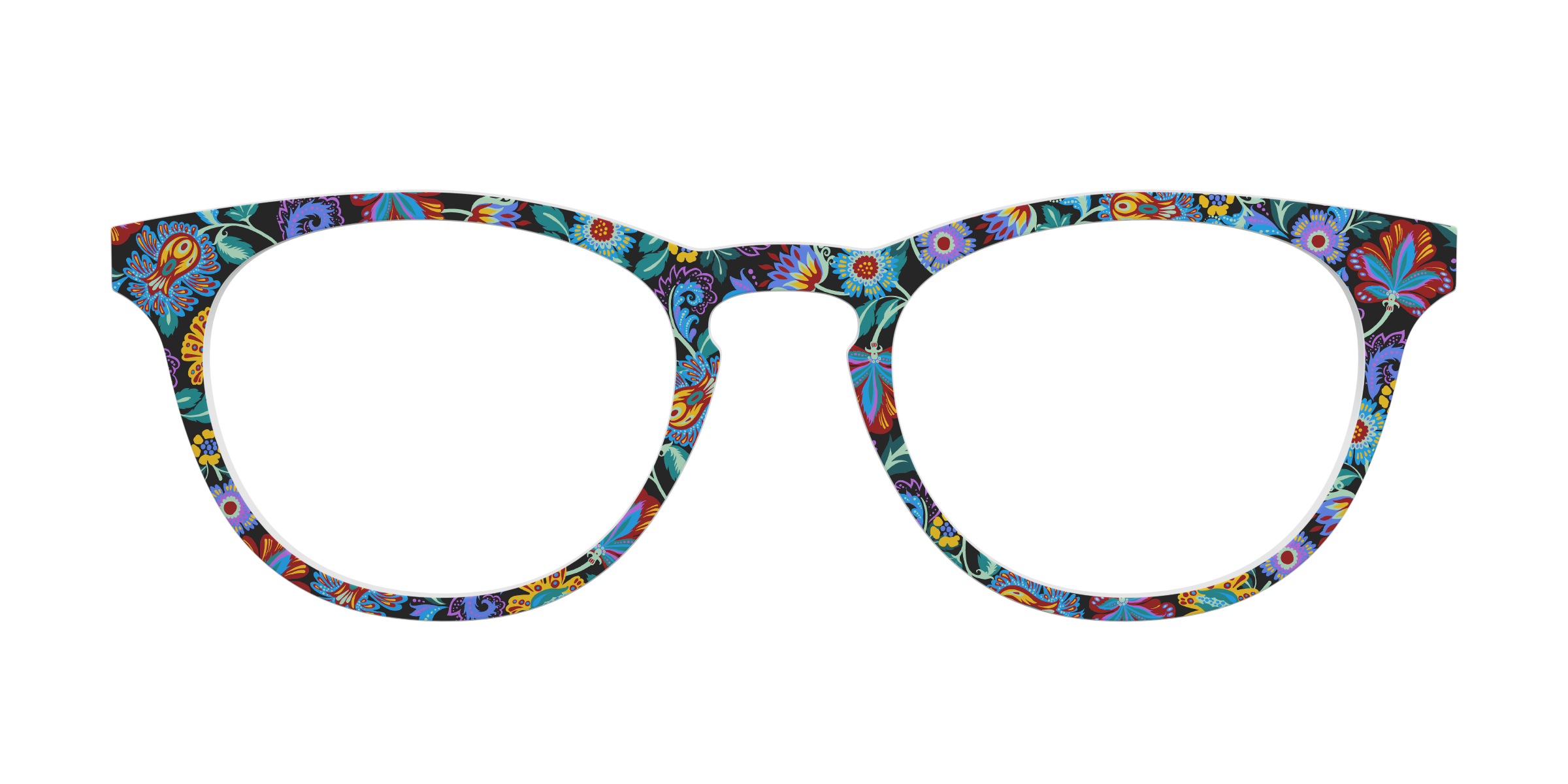 Pair Eyewear Collabs The Flora & Fauna top occhiali fantasia