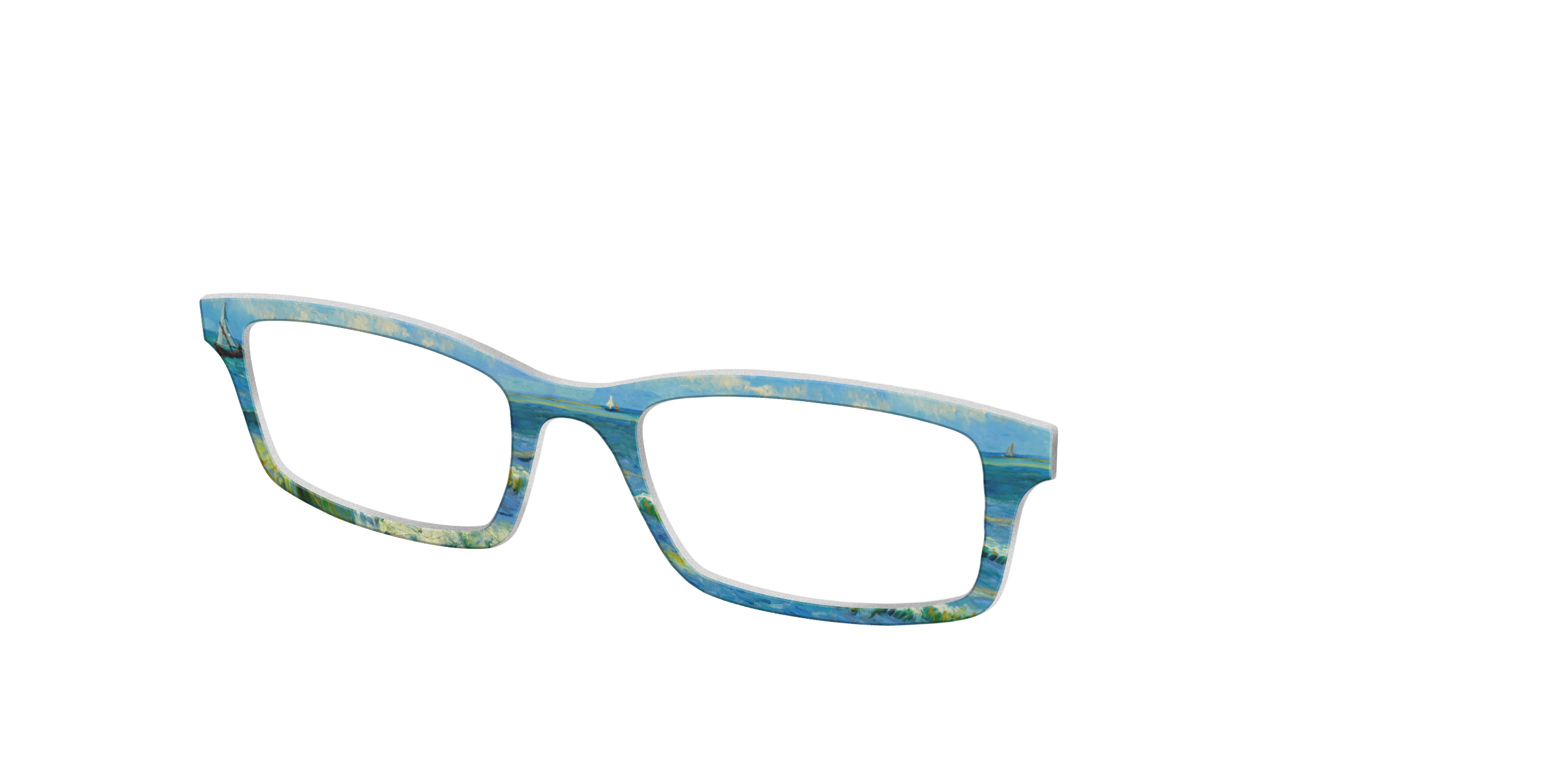 Pair Collabs Seascape VG12 top occhiali blu