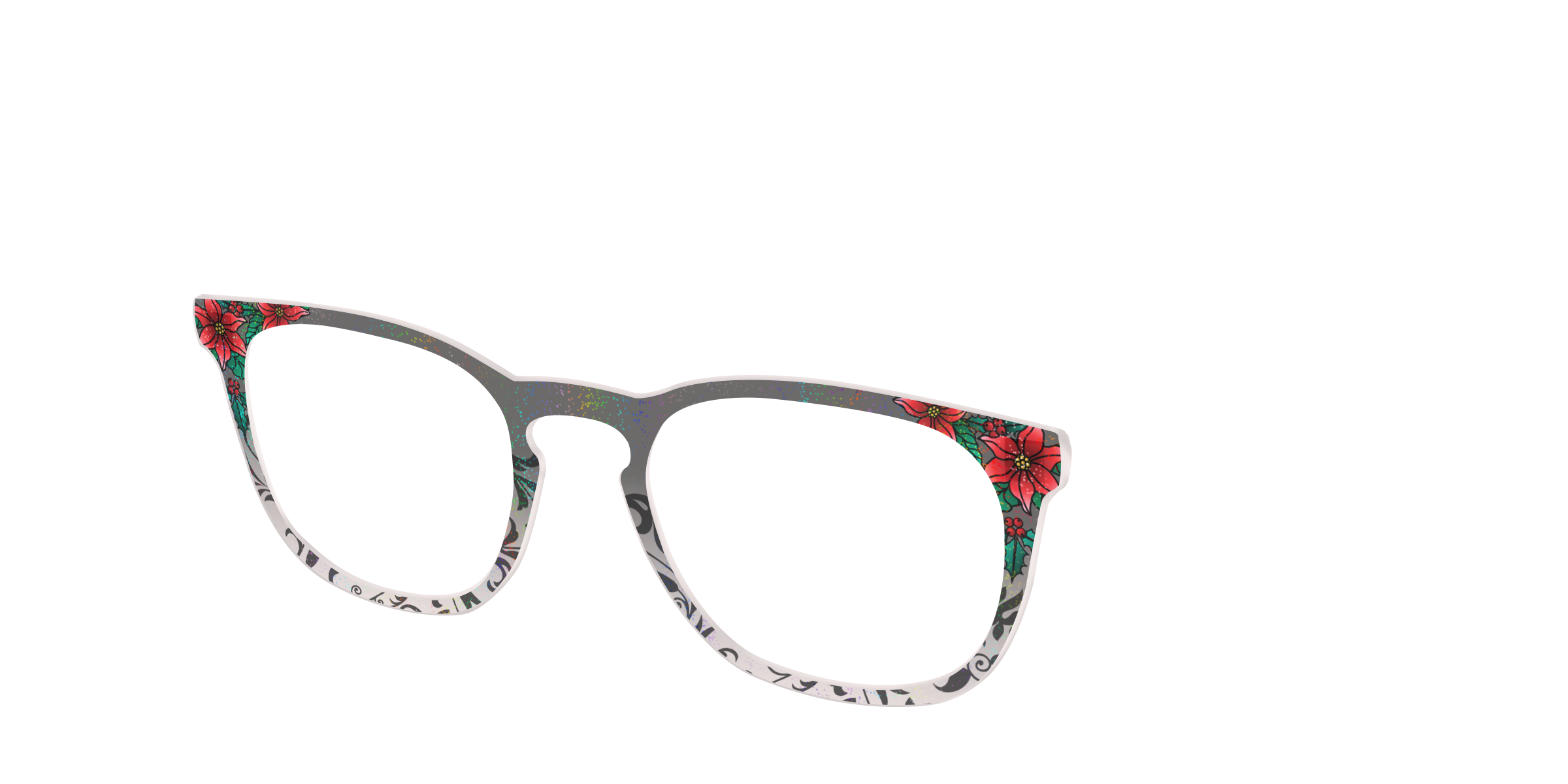Pair Eyewear Romantic Poinsettia top occhiali natalizio