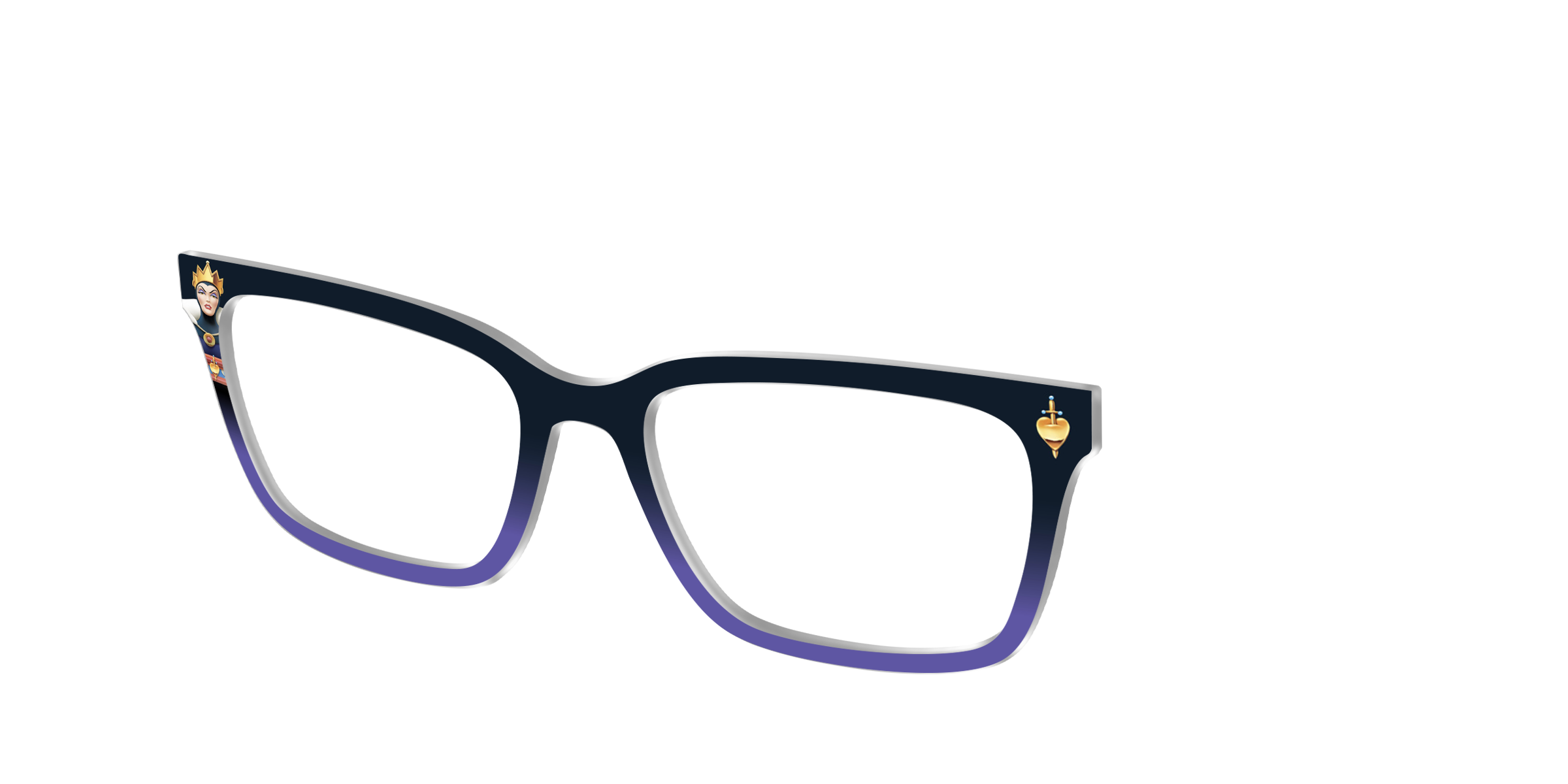 Pair Eyewear Collabs The Evil Queen Gradient frontalino viola