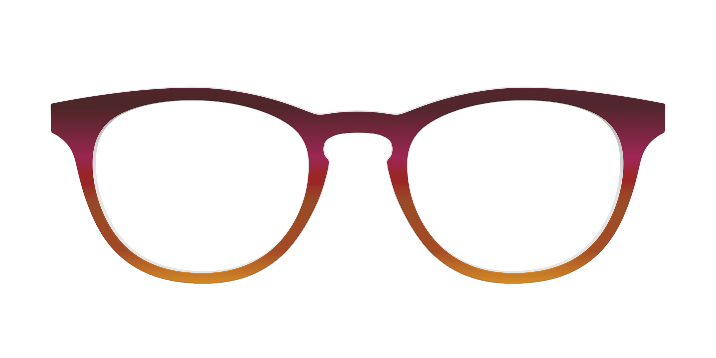 Pair Eyewear Solid Tops Umber Ochre cover sfumato marrone