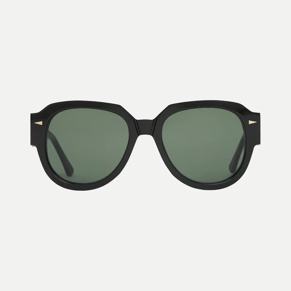 AHLEM Galliera occhiali da sole verde scuro grigio