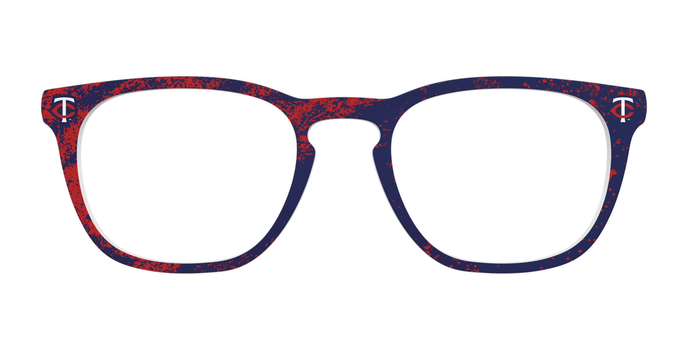 Pair Eyewear School Spirit Twins Home Run top occhiali rosso
