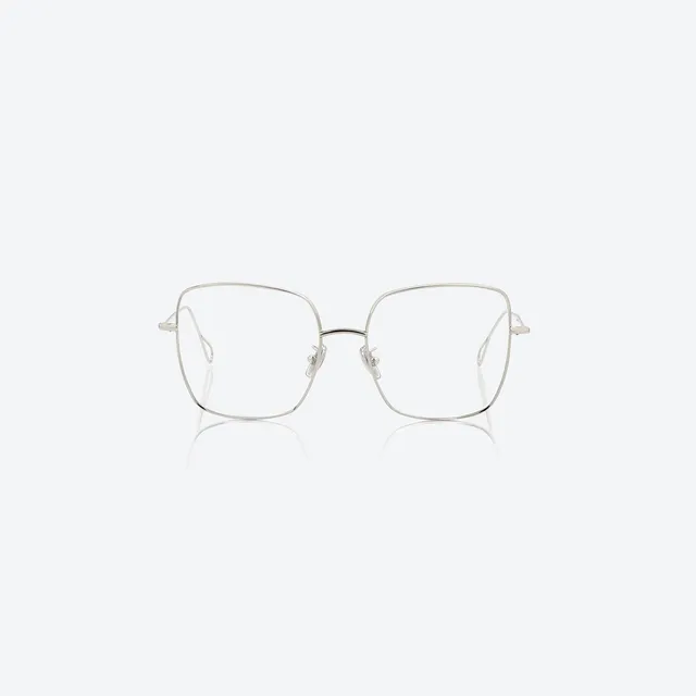 Monokol Burbon MK150 C3 occhiali da vista argento donna quadrati