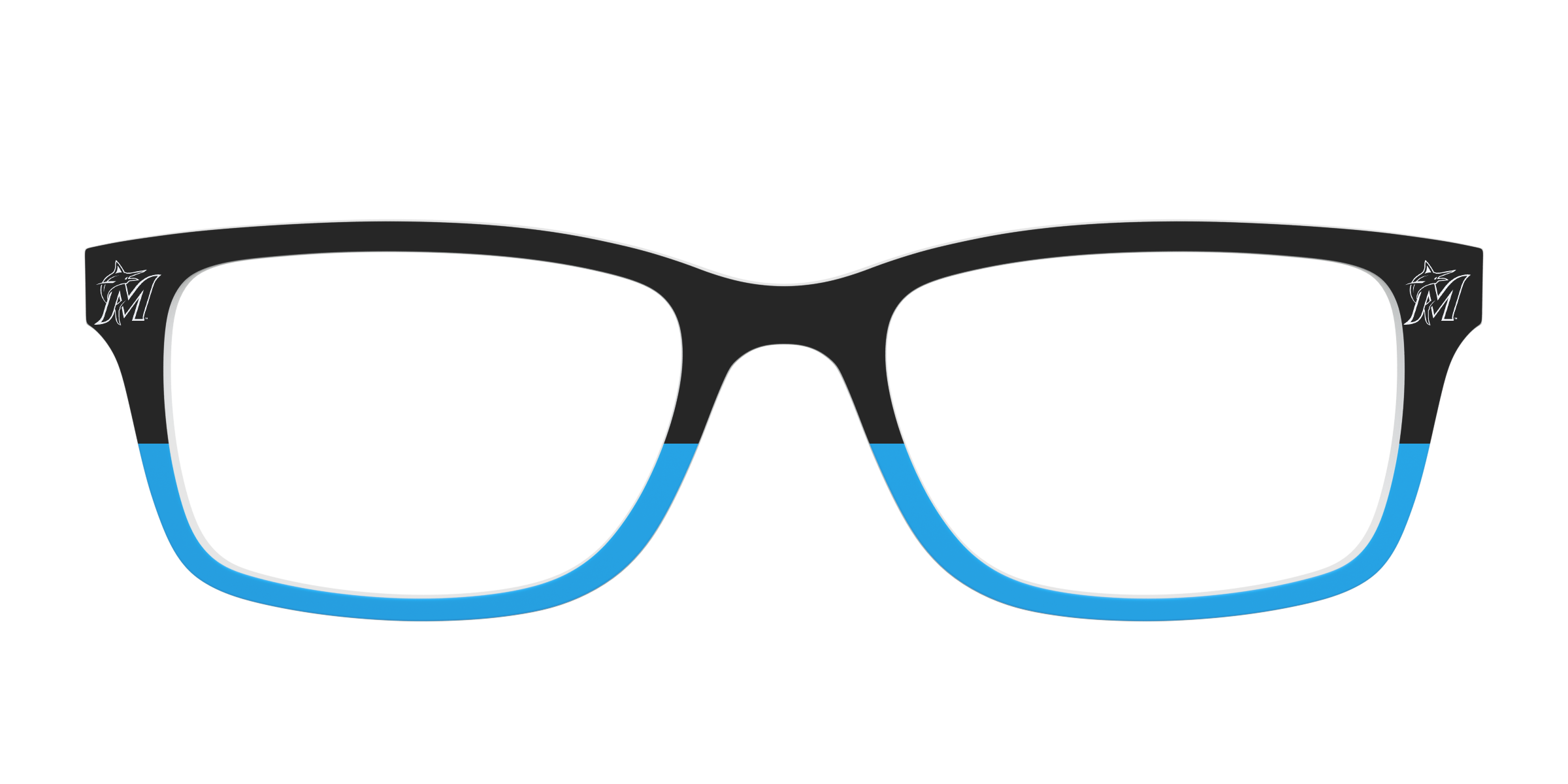 Pair Eyewear School Spirit Marlins Split top magnetico blu