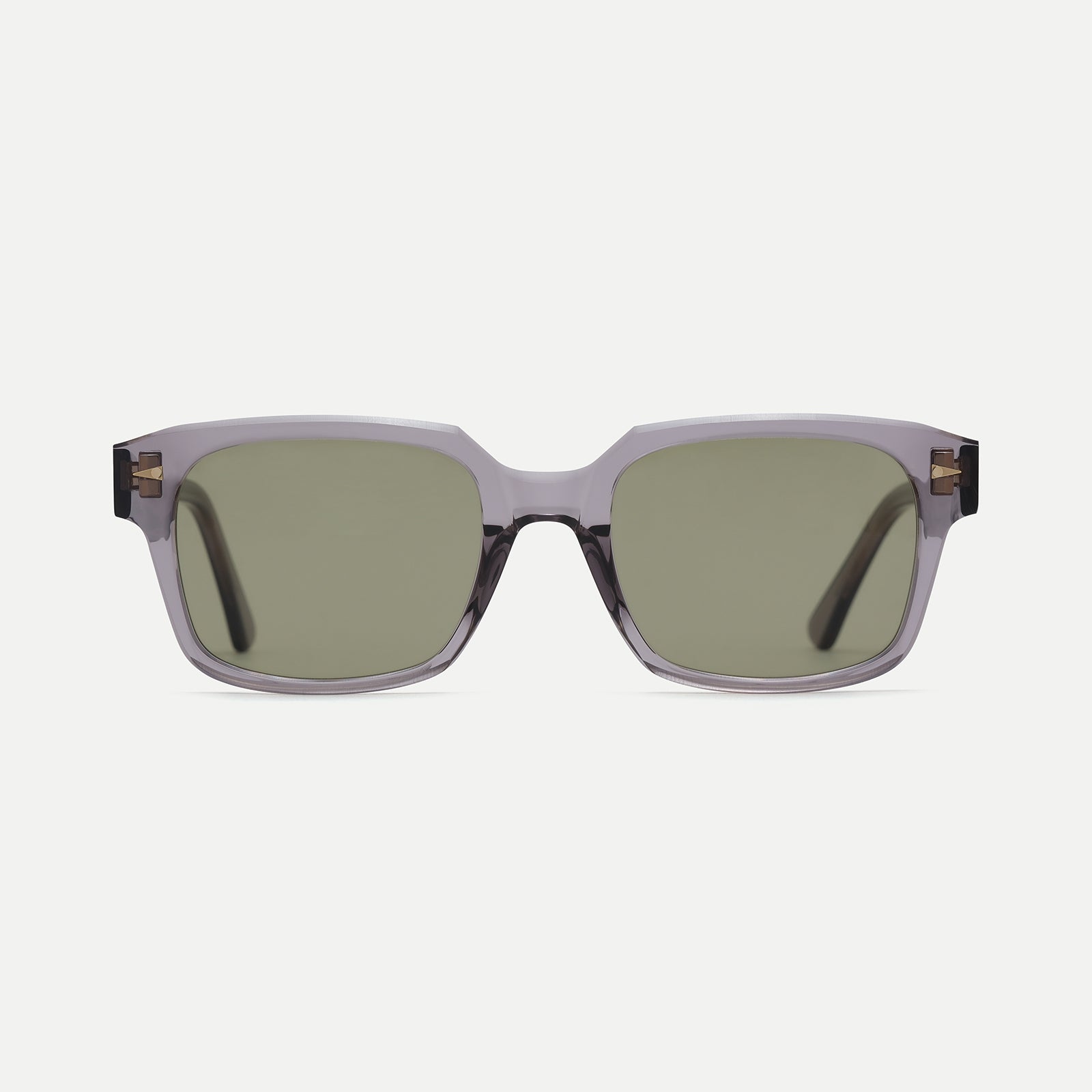 AHLEM Gros Caillou Occhiali da Sole Nero/Verde Acetato