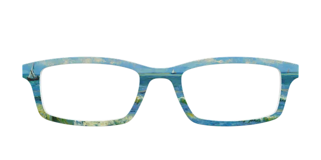 Pair Collabs Seascape VG12 top occhiali blu