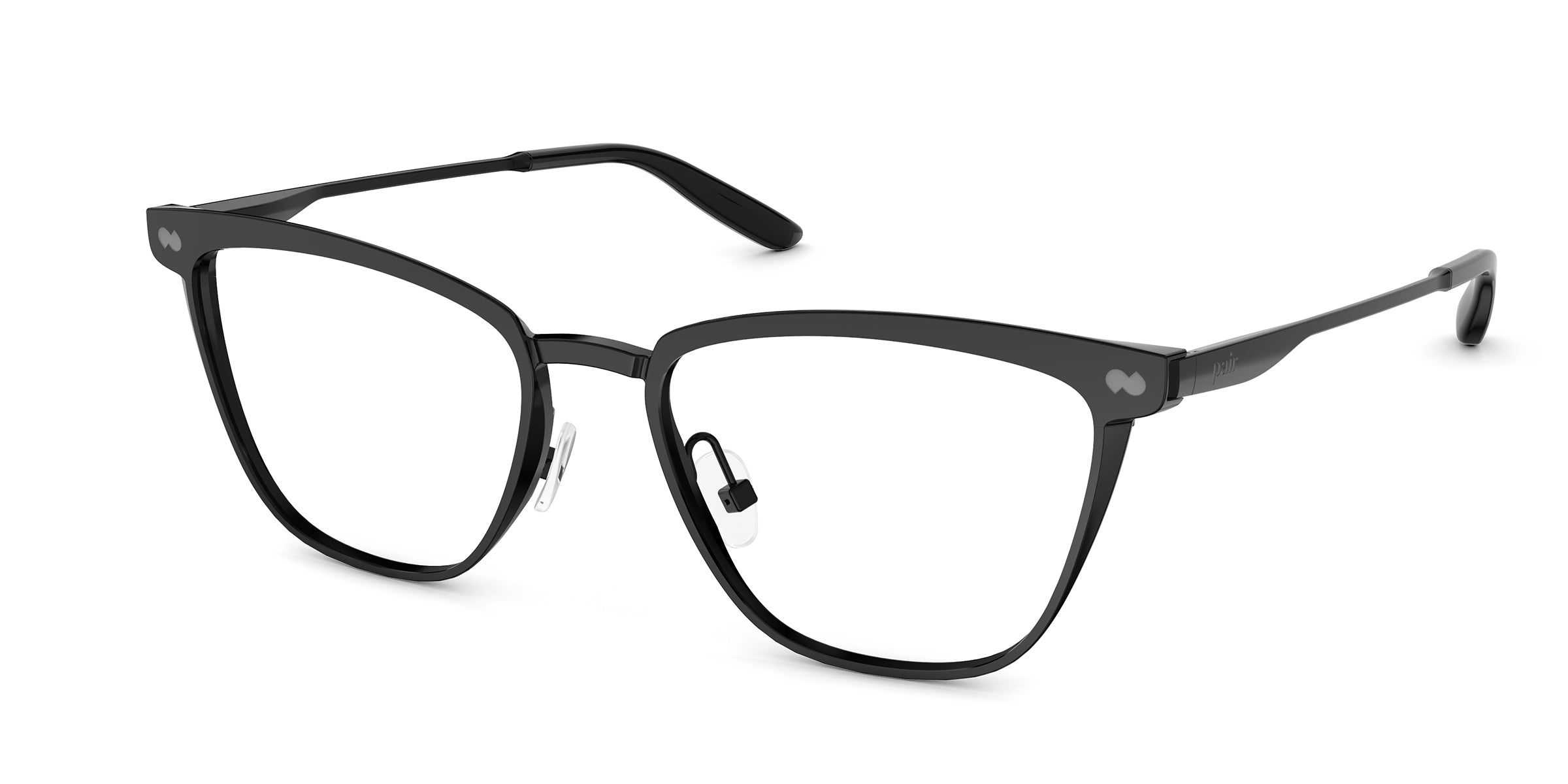 Pair Eyewear The Izzy Metal occhiali vista nero cat-eye
