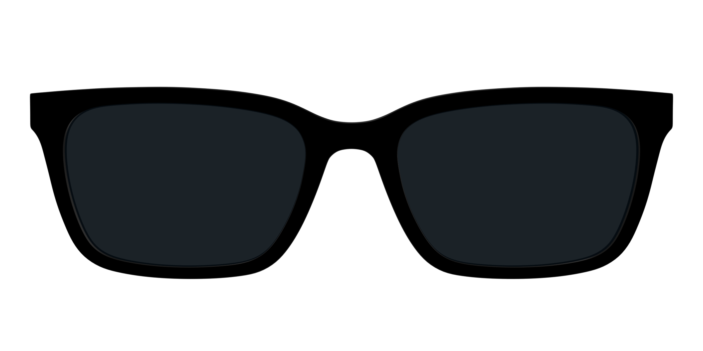 Pair Eyewear Sun Tops Non-Polarized Black top per occhiali nero