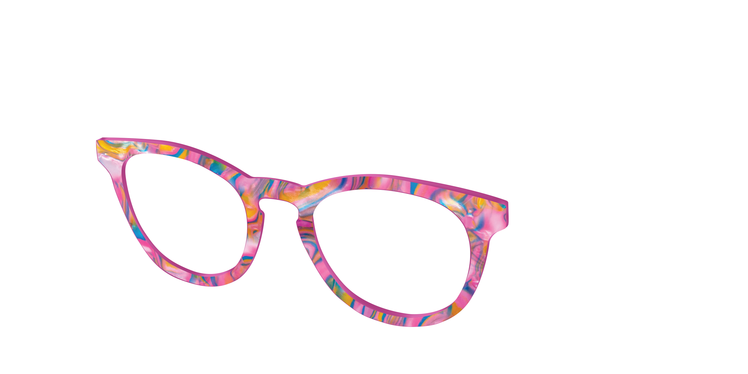 Pair Eyewear Solid Tops Bubble Gum Pearl Marble top 326