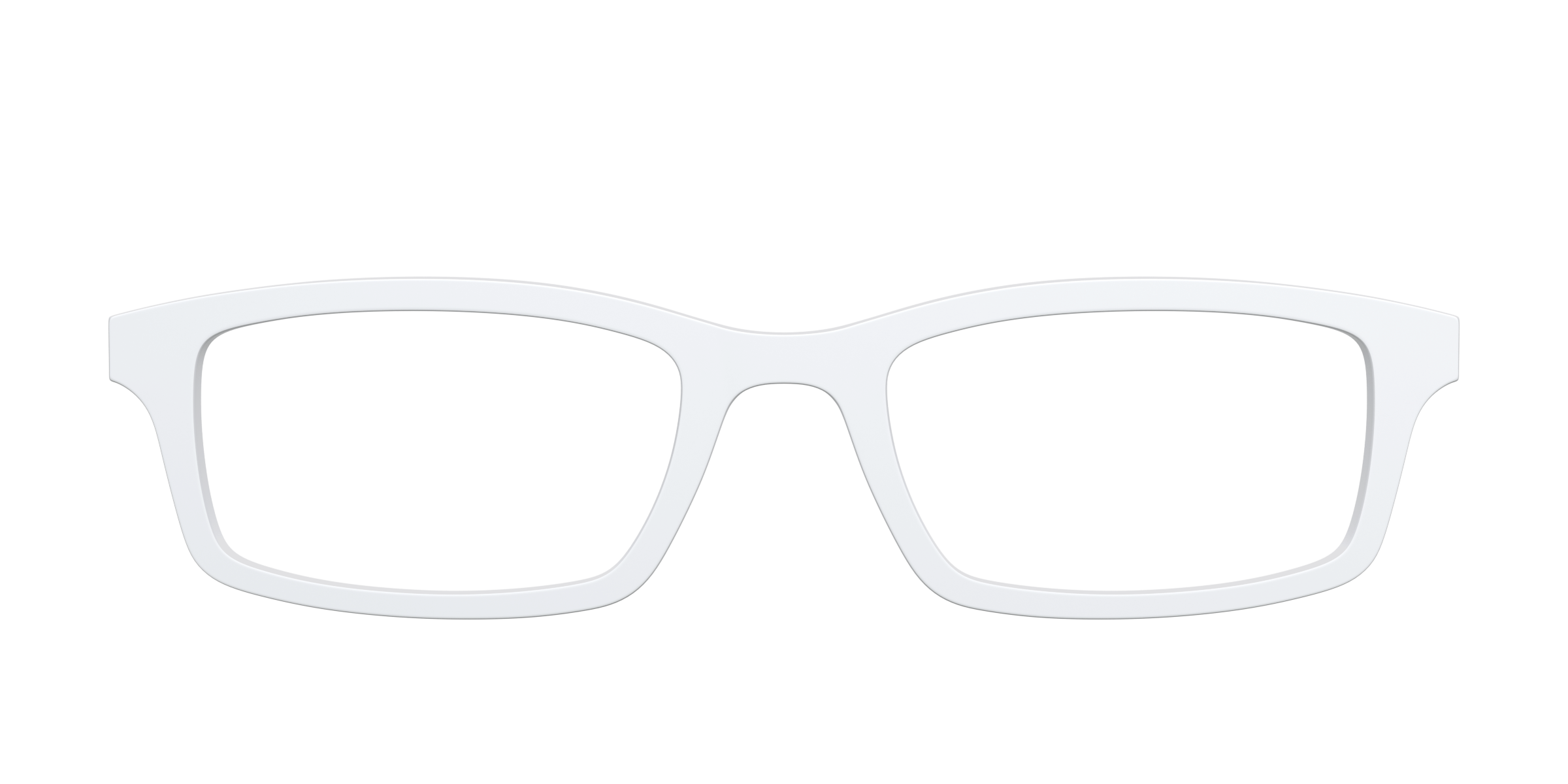 Pair Eyewear Solid Tops The White top bianco tinta unita