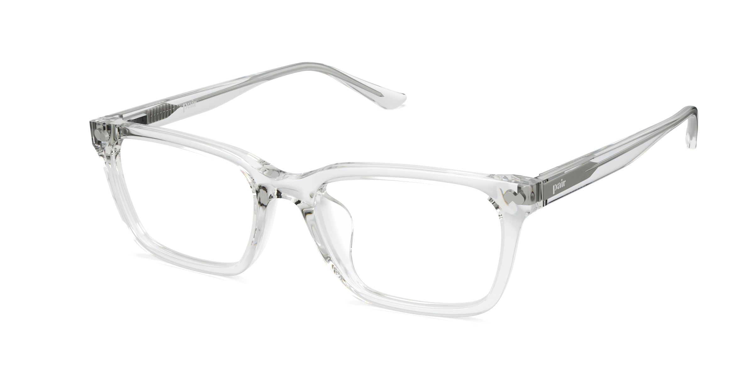 Pair Eyewear Base Frames The Larkin montatura base Crystal Clear