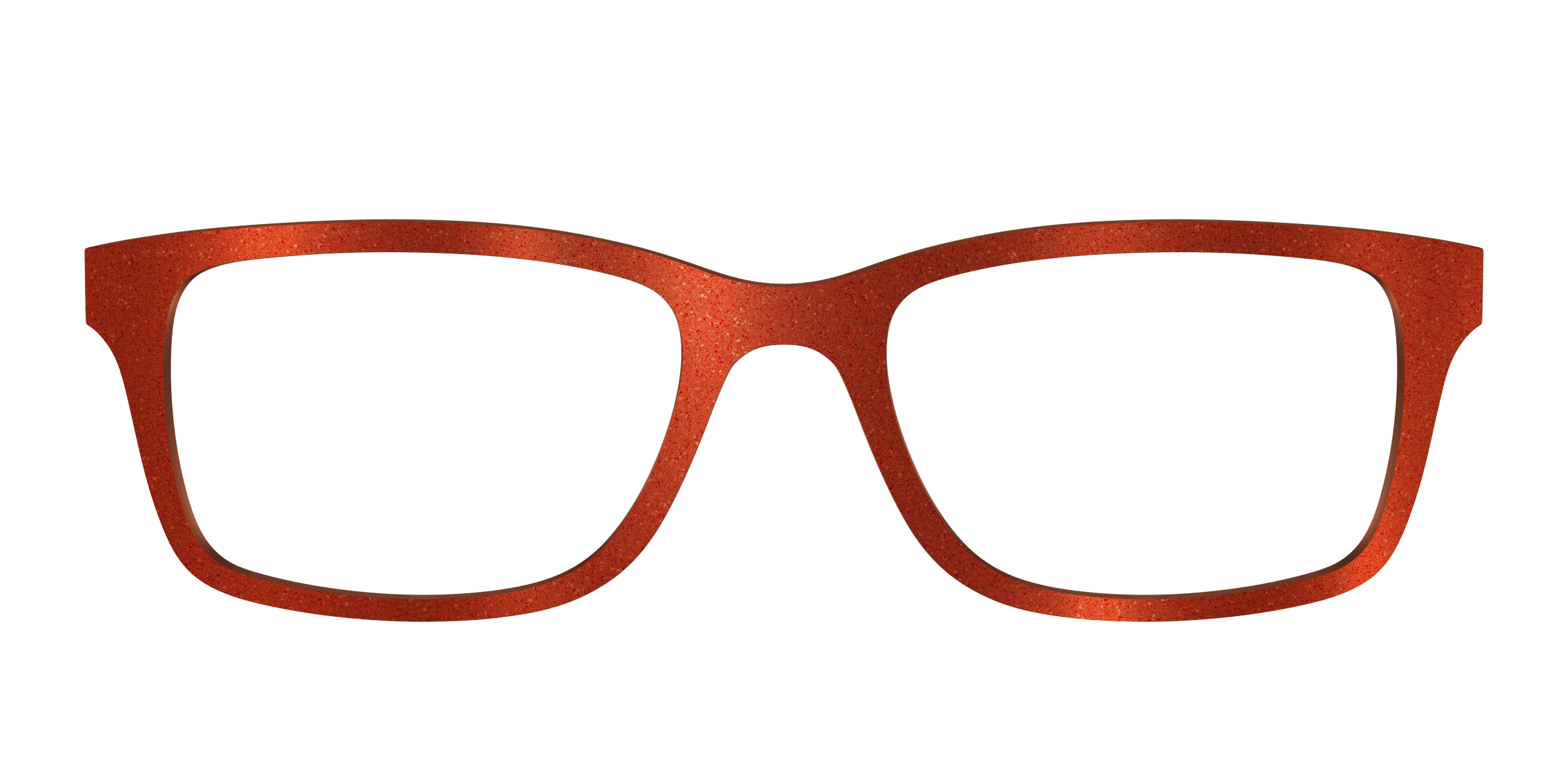 Pair Eyewear Solid Tops Burnt Orange Shimmer top arancione