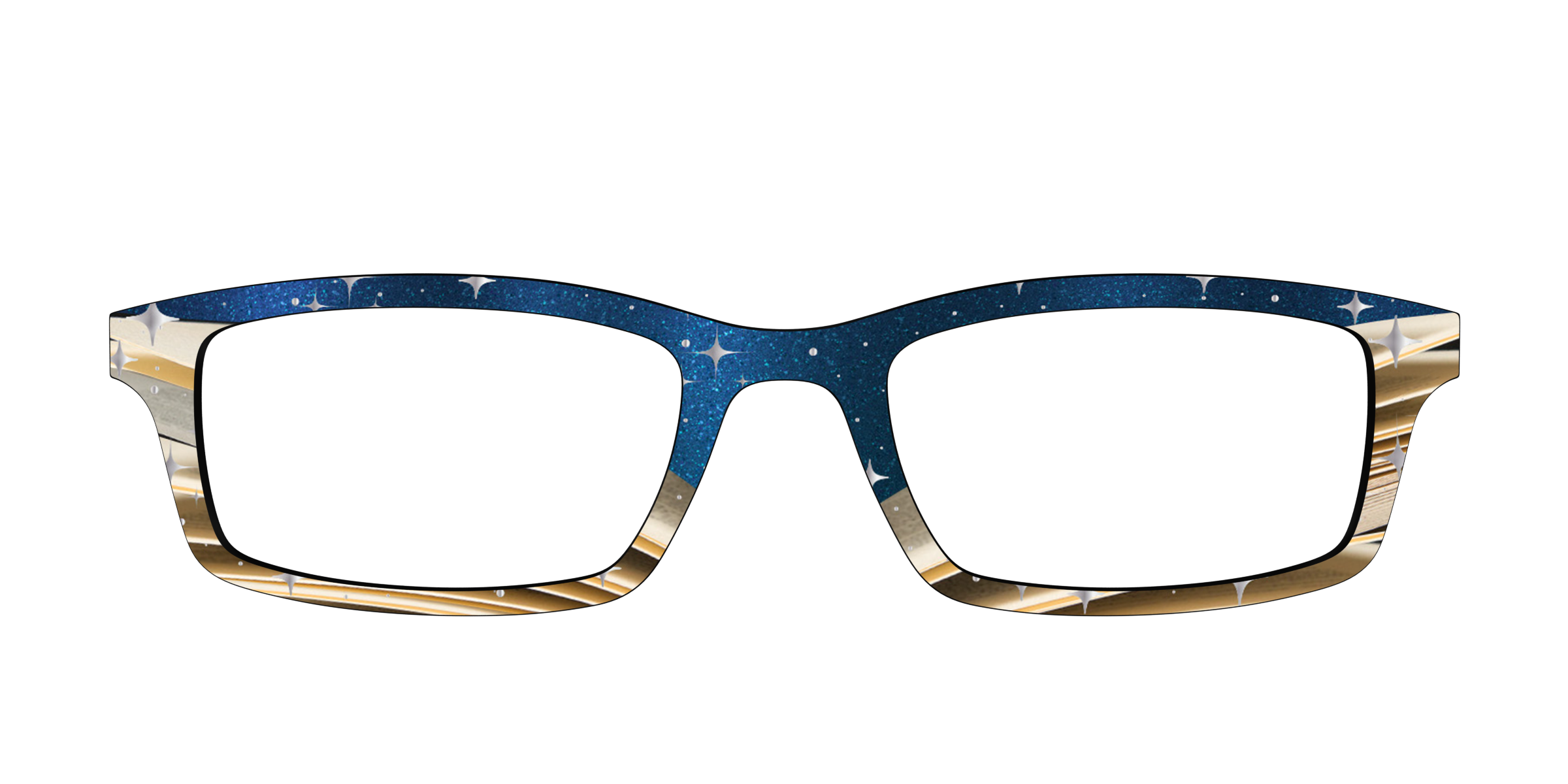 Pair Eyewear Design Tops Enchanted Pages Shimmer top argento