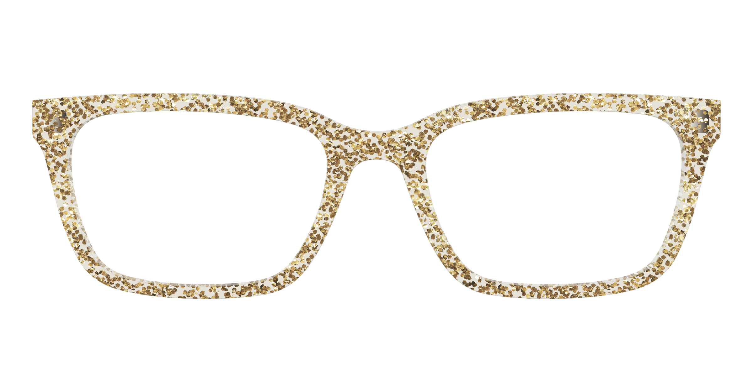 Pair Eyewear Solid Tops The Champagne Sparkle frontalino glitter