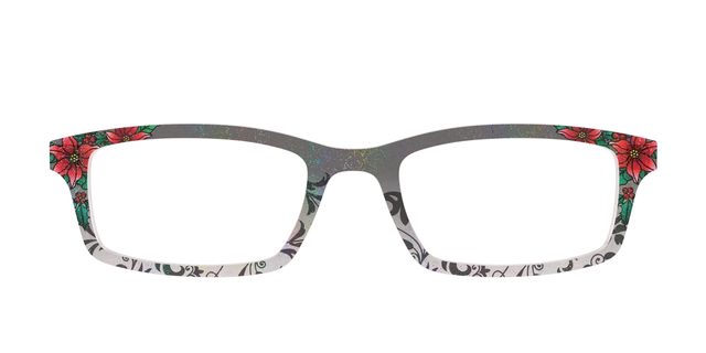 Pair Eyewear Romantic Poinsettia top occhiali natalizio