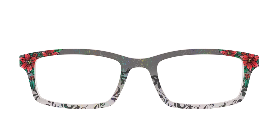 Pair Eyewear Romantic Poinsettia top occhiali natalizio