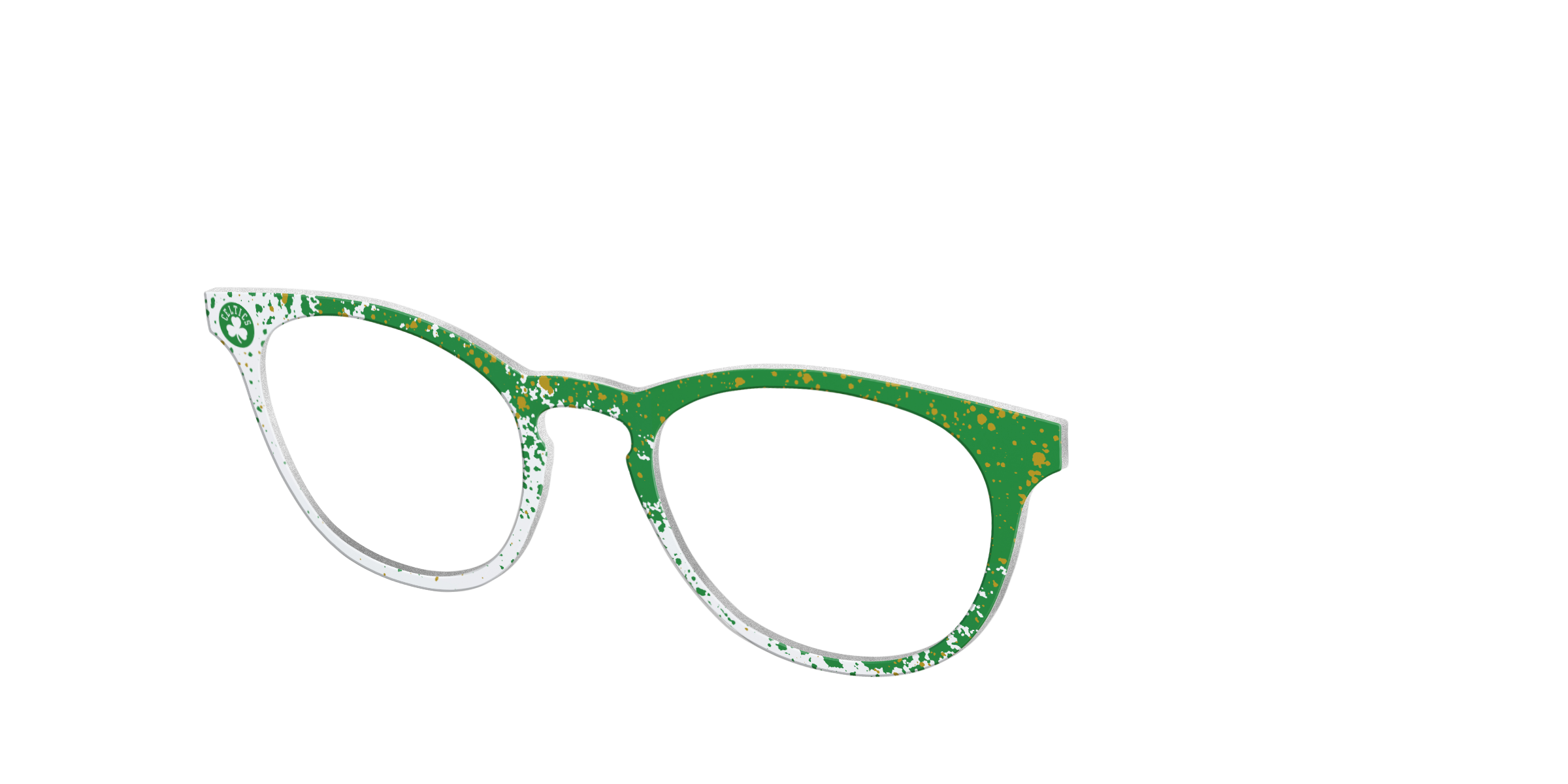 Pair Eyewear School Spirit Celtics Splatter top occhiali