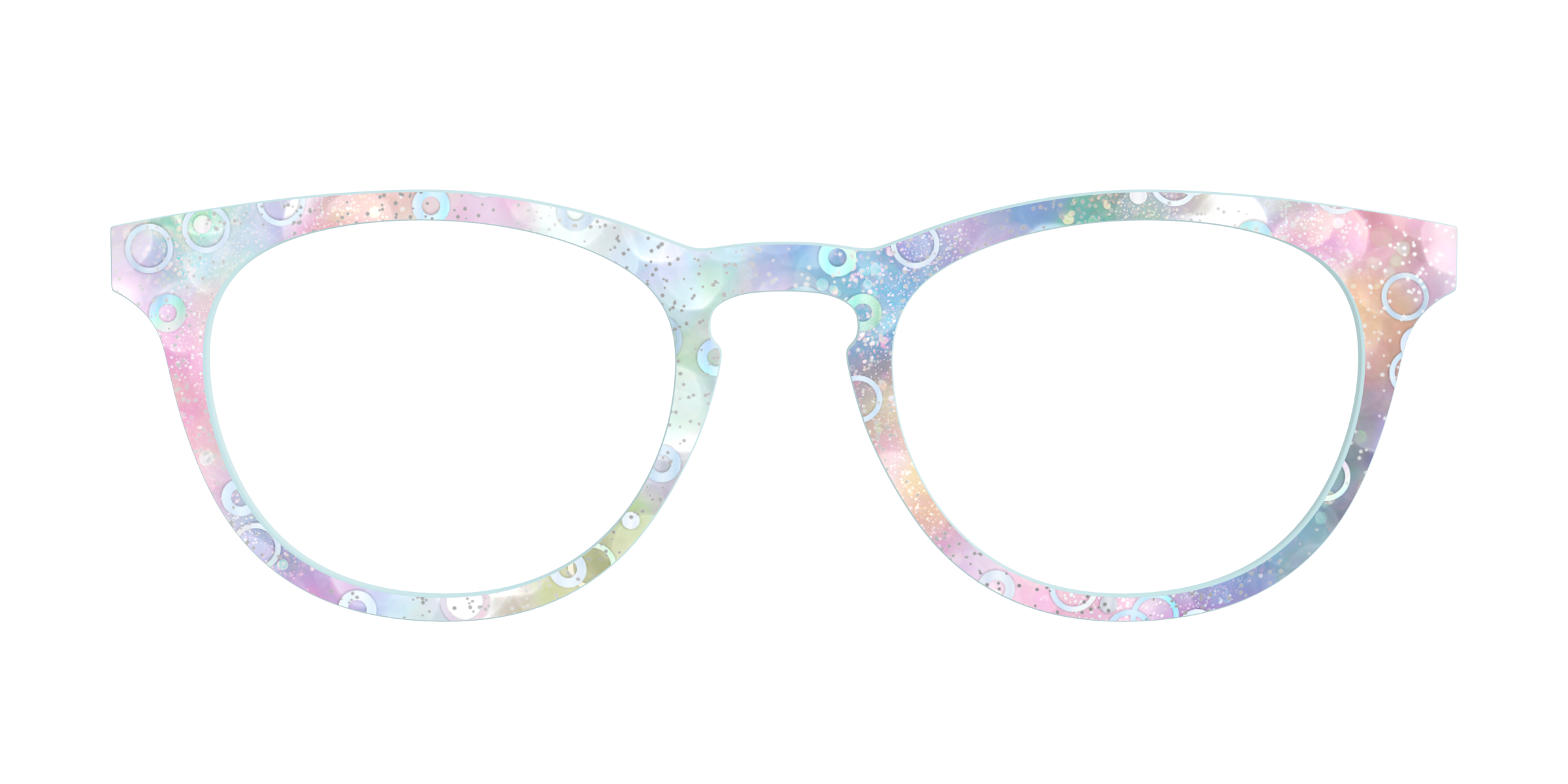Pair Eyewear Design Tops The Mermaid Bokeh top per occhiali glitter