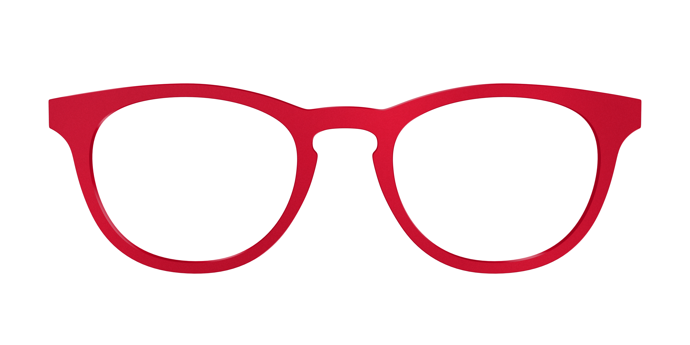 Pair Eyewear Design Tops Matte Red top magnetico rosso opaco