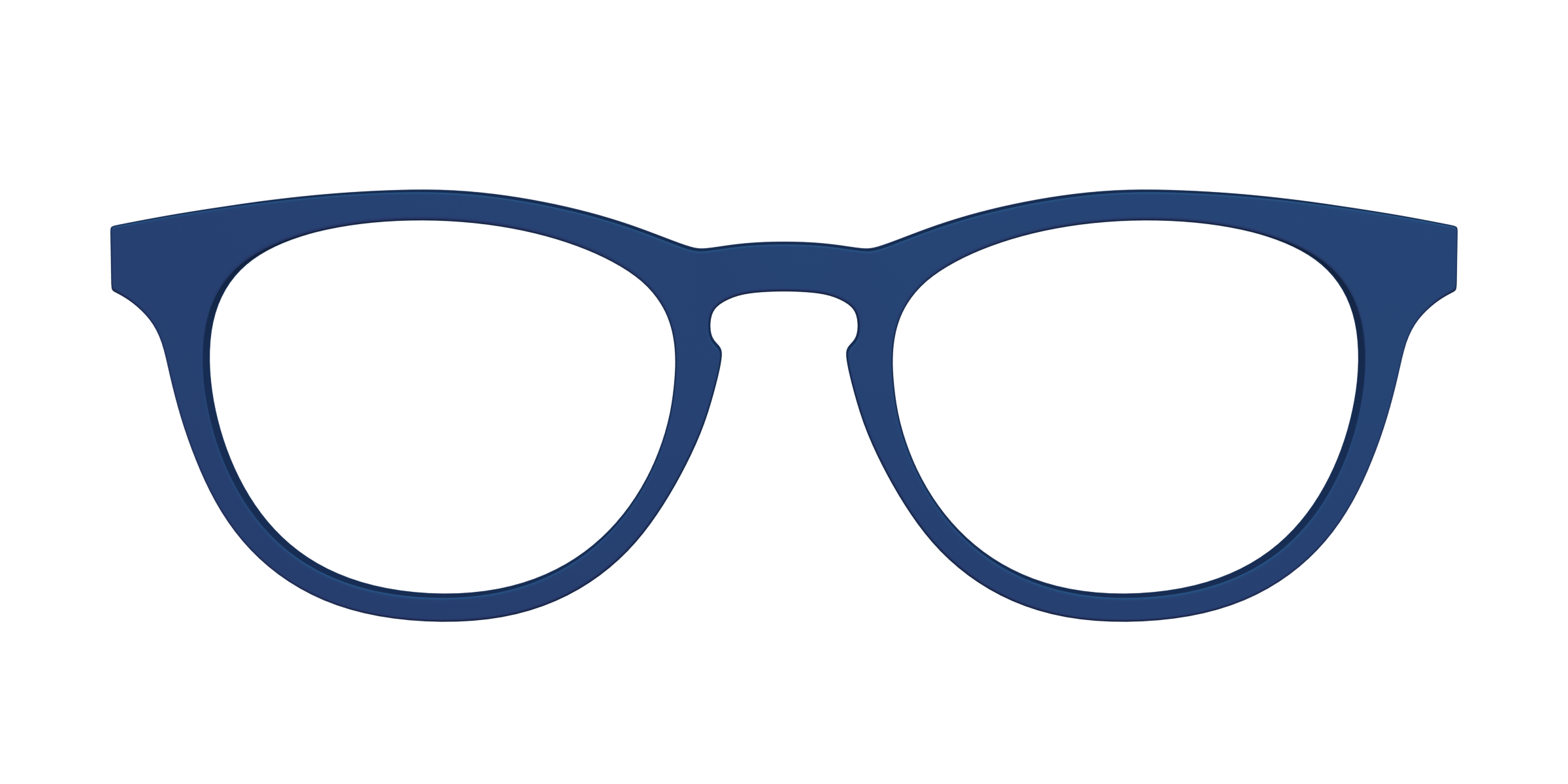 Pair Eyewear Solid Tops The Navy top magnetico blu tinta unita