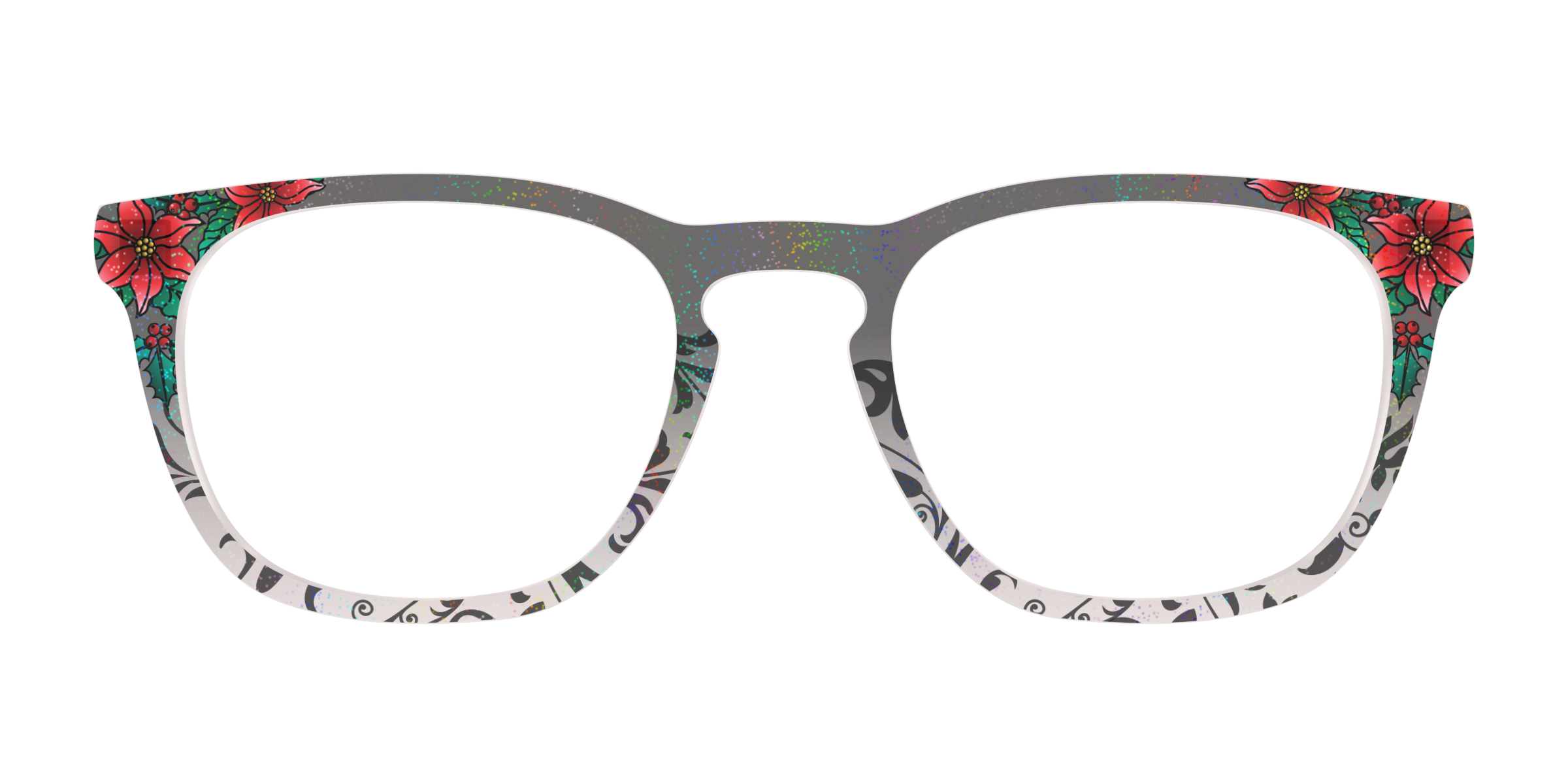Pair Eyewear Romantic Poinsettia top occhiali natalizio