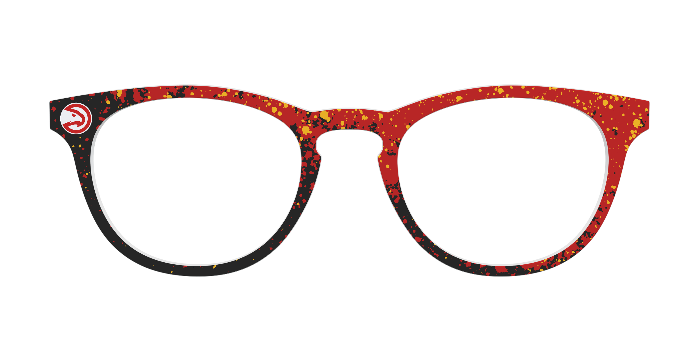 Pair Eyewear School Spirit Hawks Splatter top magnetico schizzi