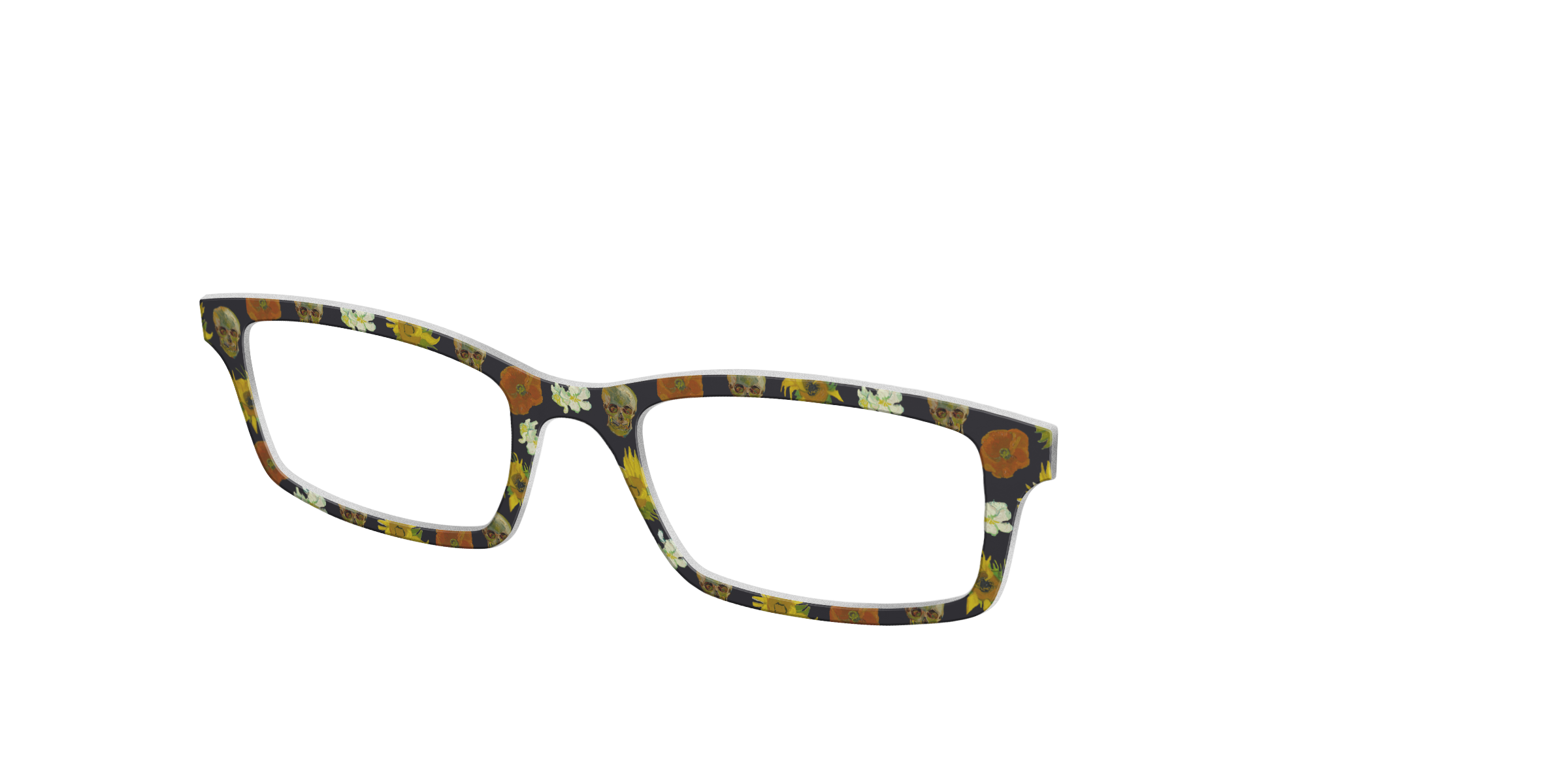 Pair Eyewear Collabs Floral Skulls top per occhiali