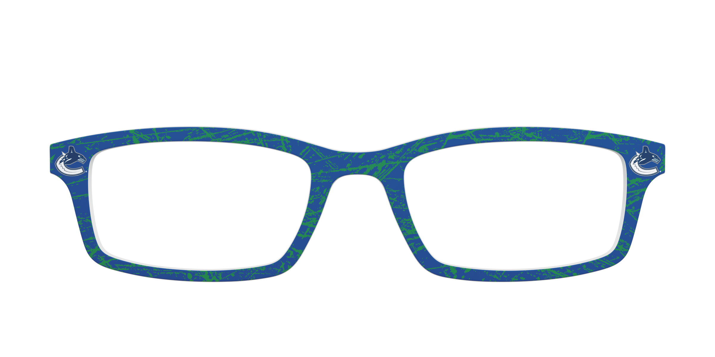 Pair Eyewear School Spirit The Canucks Ice cover blu verde