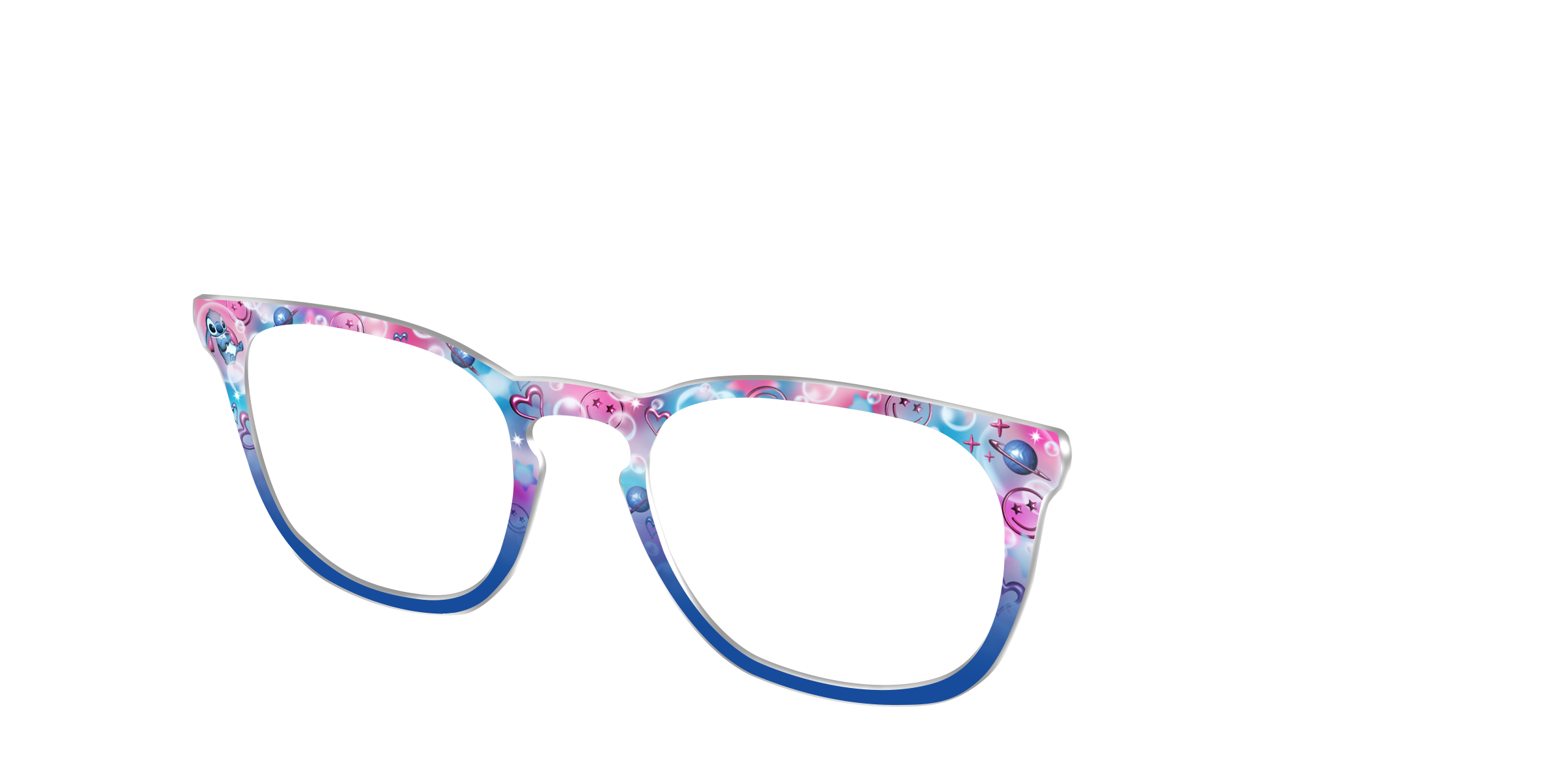 Pair Eyewear Collabs Stitch Bubble Pop top per occhiali Cedro