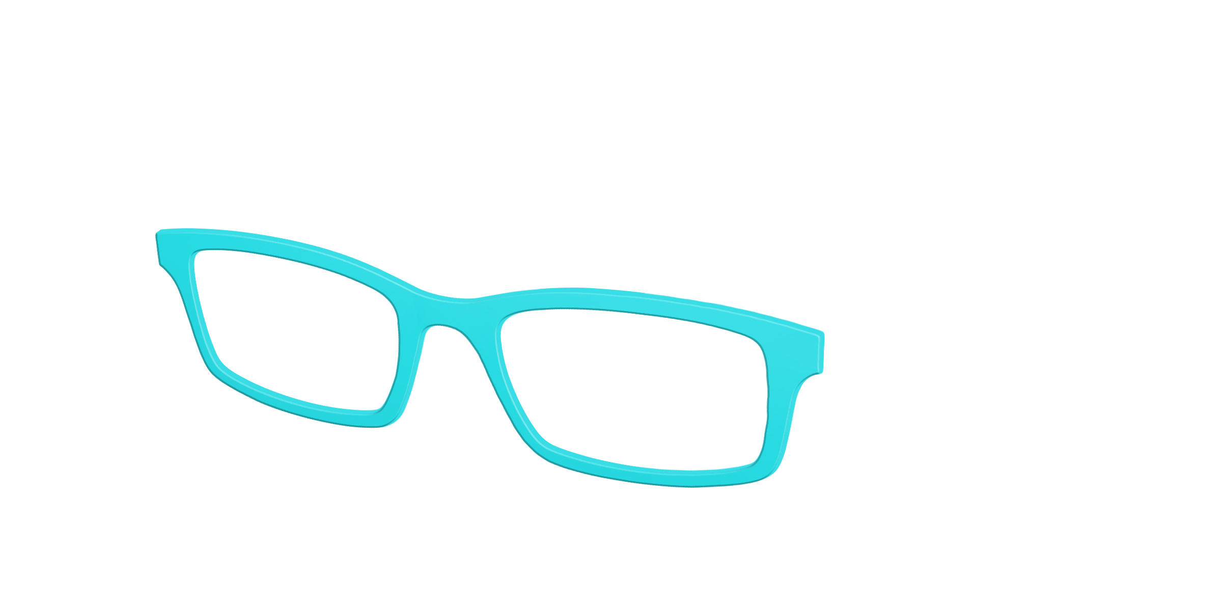 Pair Eyewear Solid Tops The Turquoise top occhiali verde