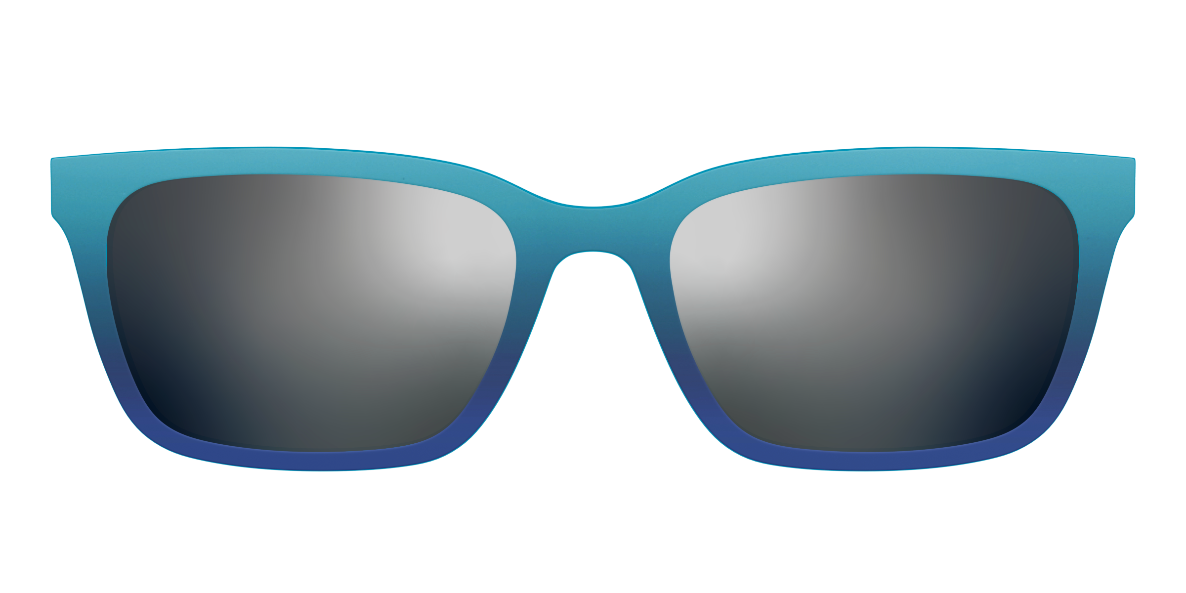 Pair Eyewear Sun Tops Polarized Ocean Blue Sun Top Serra