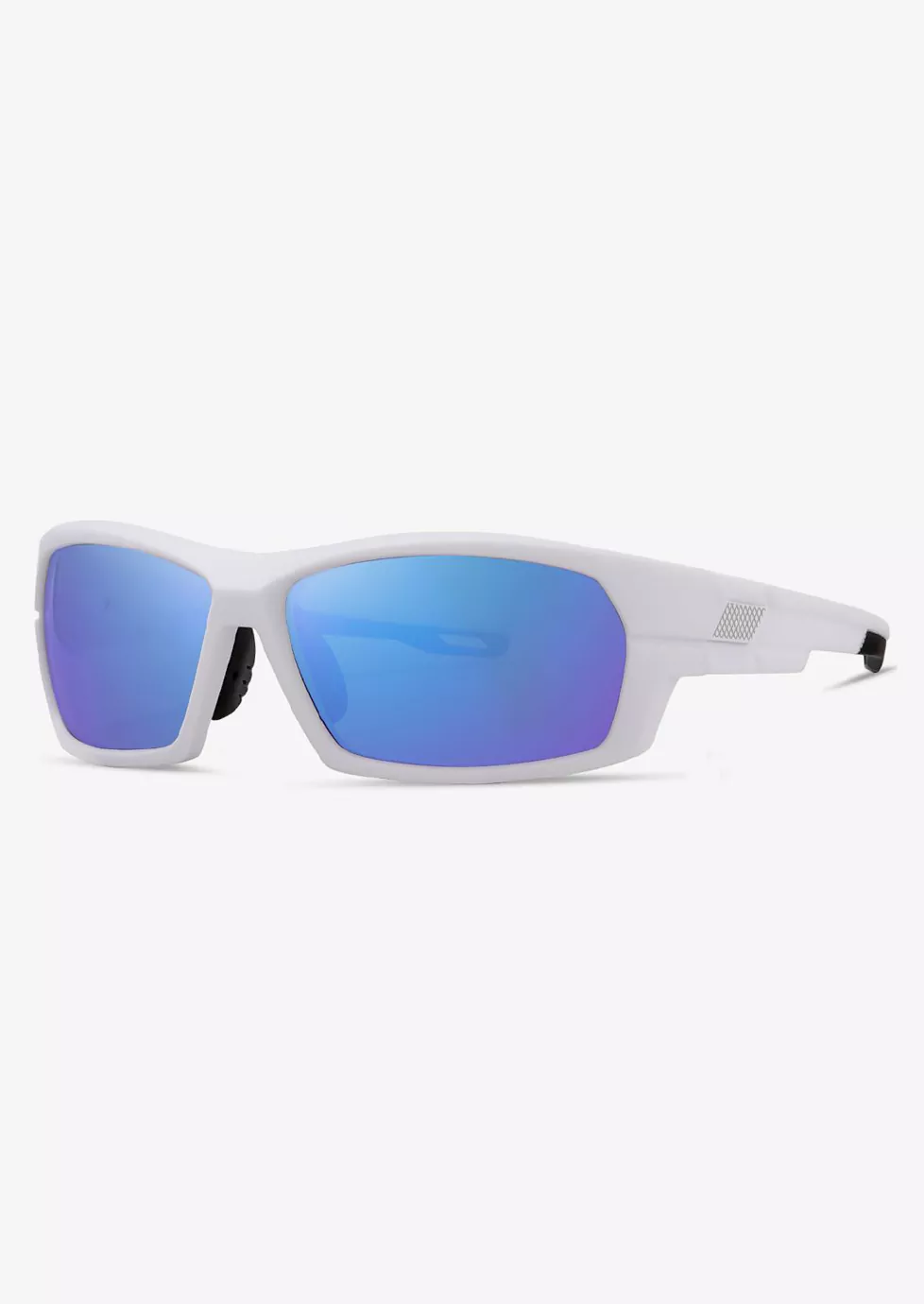 Ouyuan 2618202 occhiali sole sportivi curvi nero grigio uomo