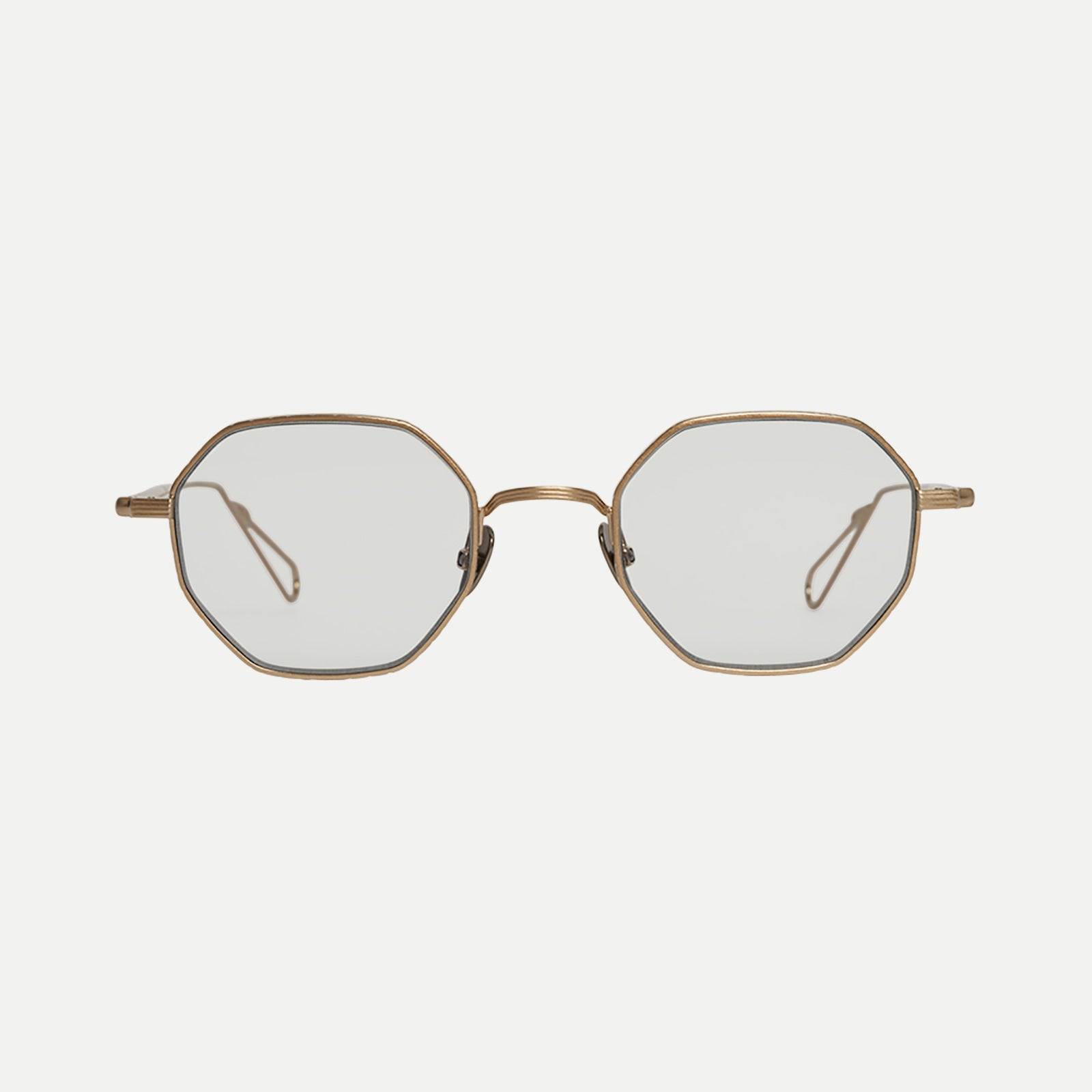 AHLEM Gaillon Occhiali da Sole Grey Gold / Ash Grey Rotondi
