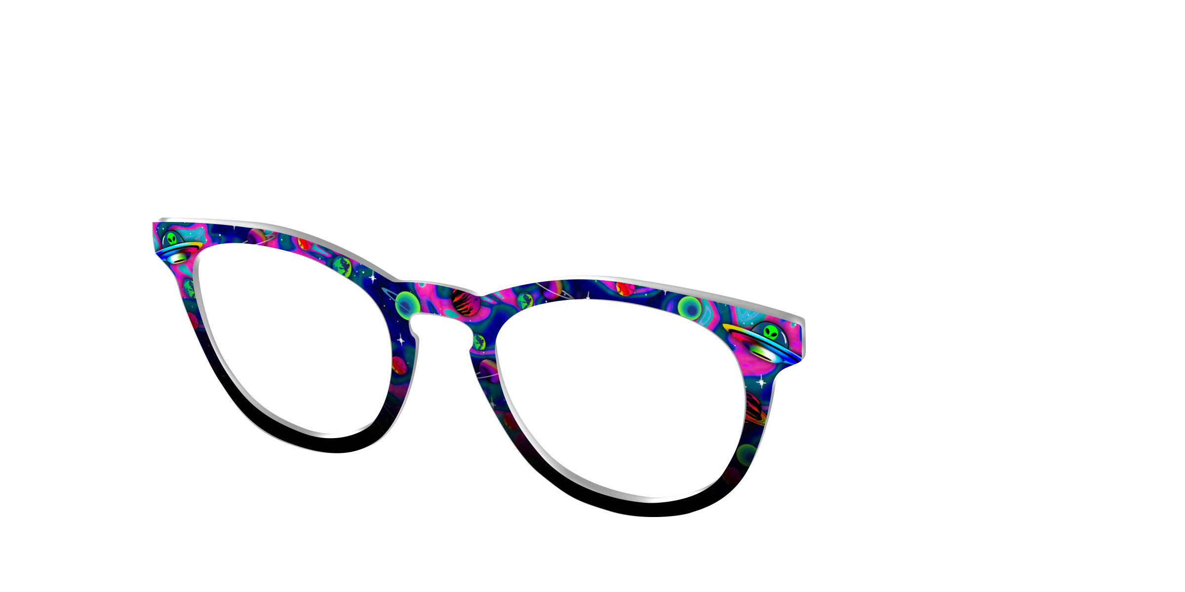 Pair Eyewear Design Tops Space Invasion Marble top per occhiali marmo