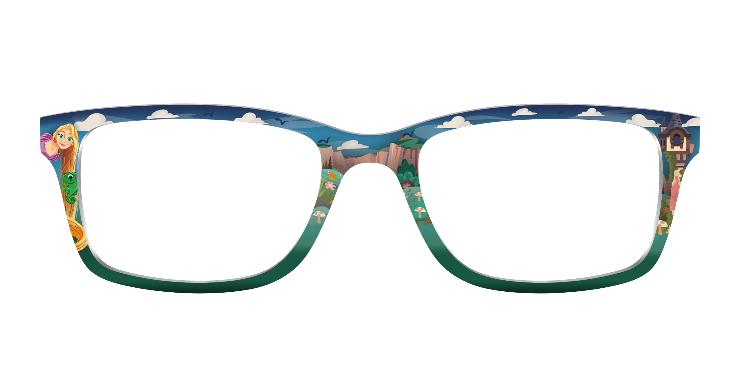 Pair Eyewear Collabs Rapunzel's Castle top occhiali Cedro