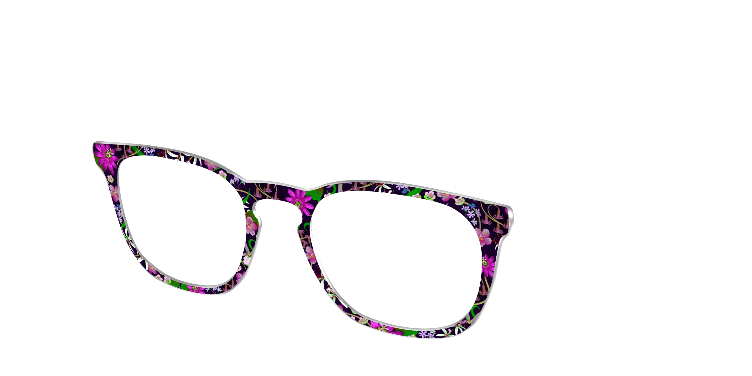 Pair Eyewear Design Tops Nightfall Blossoms top per occhiali fiori