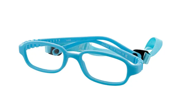 Lazer Junior 2208 occhiali da vista bimbo blu flessibili
