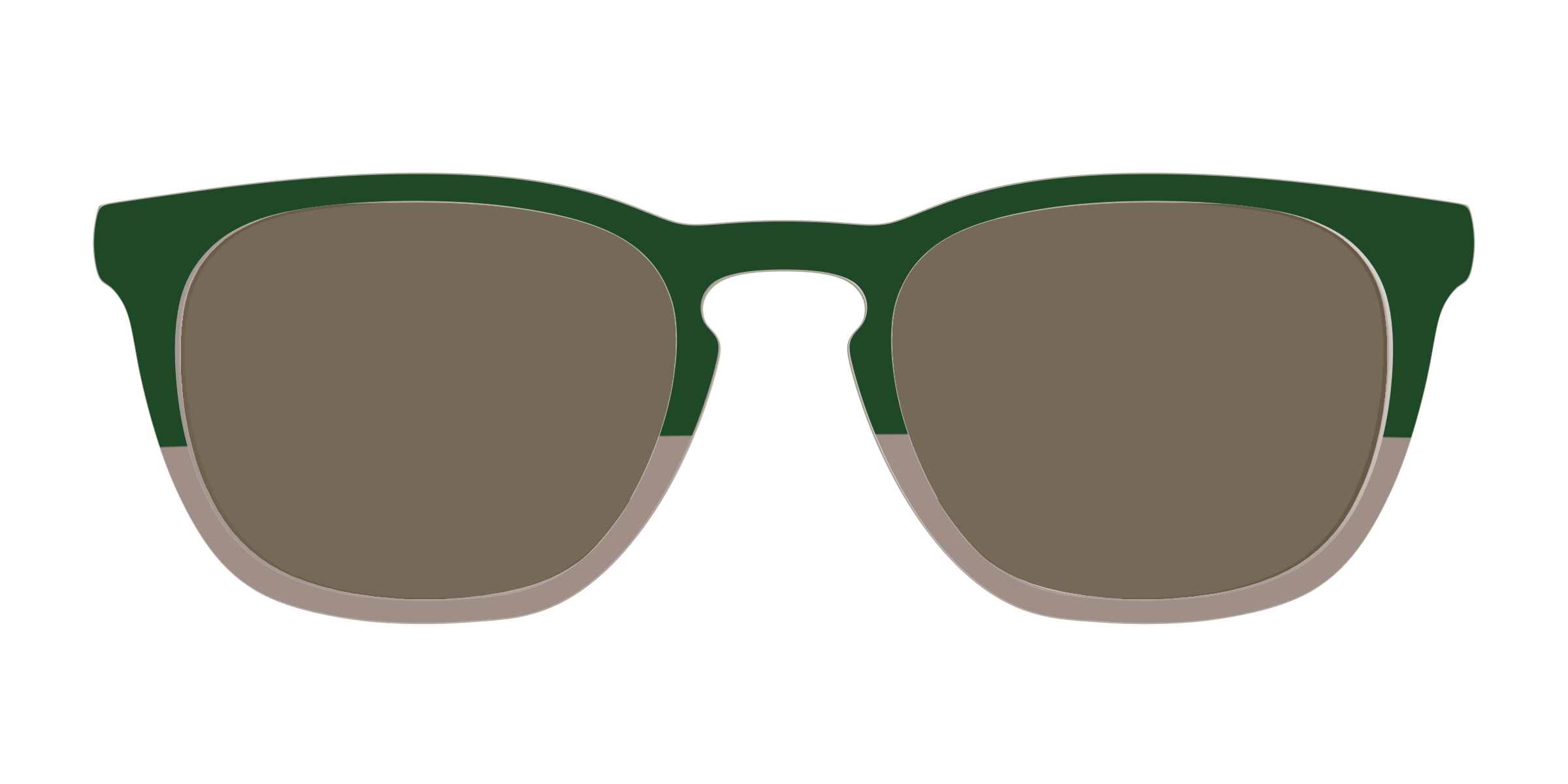 Pair Eyewear Sun Tops Cedar Sap Crystal top sole Cedro