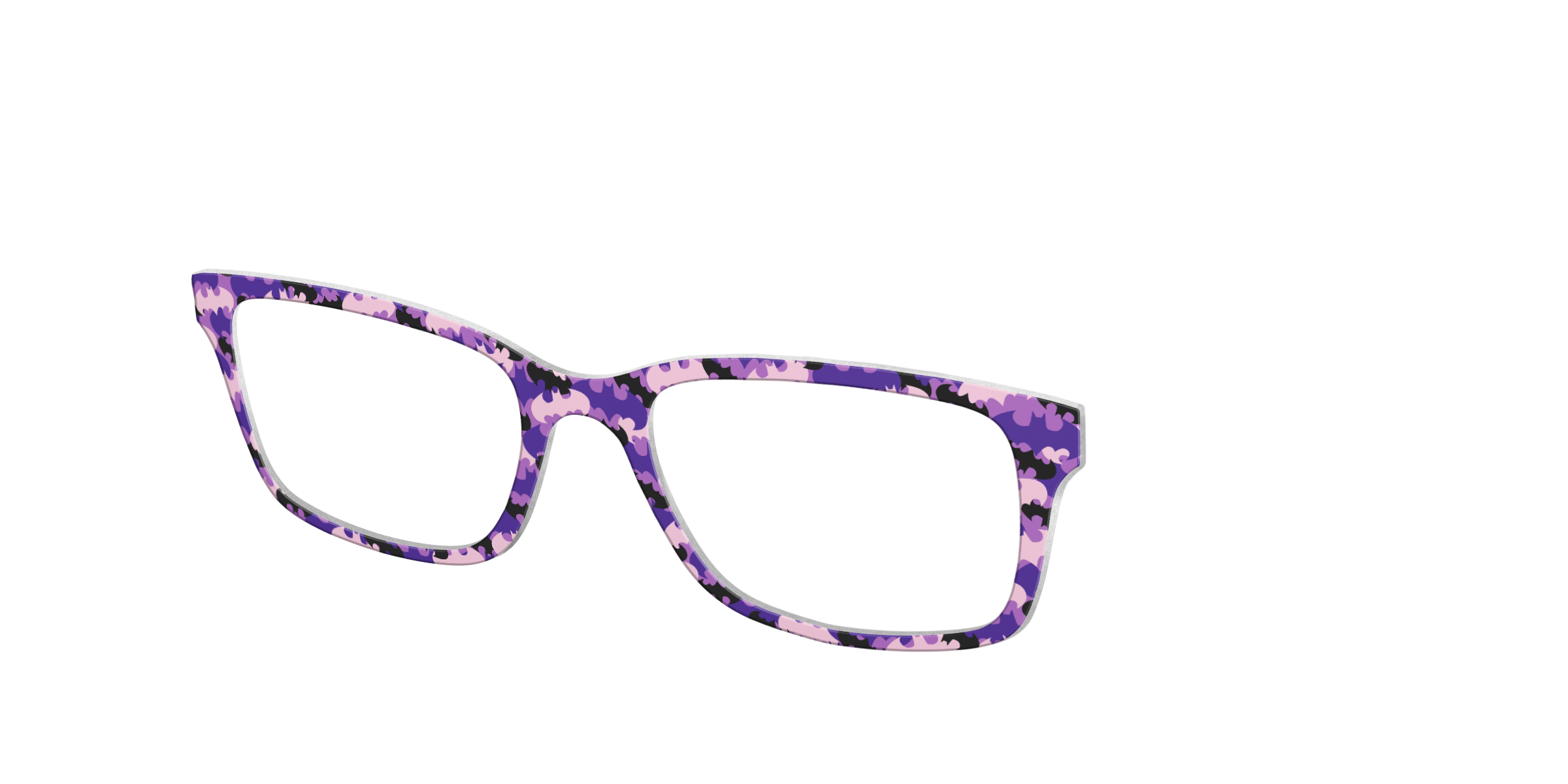 Pair Eyewear Collabs The Batgirl top occhiali viola