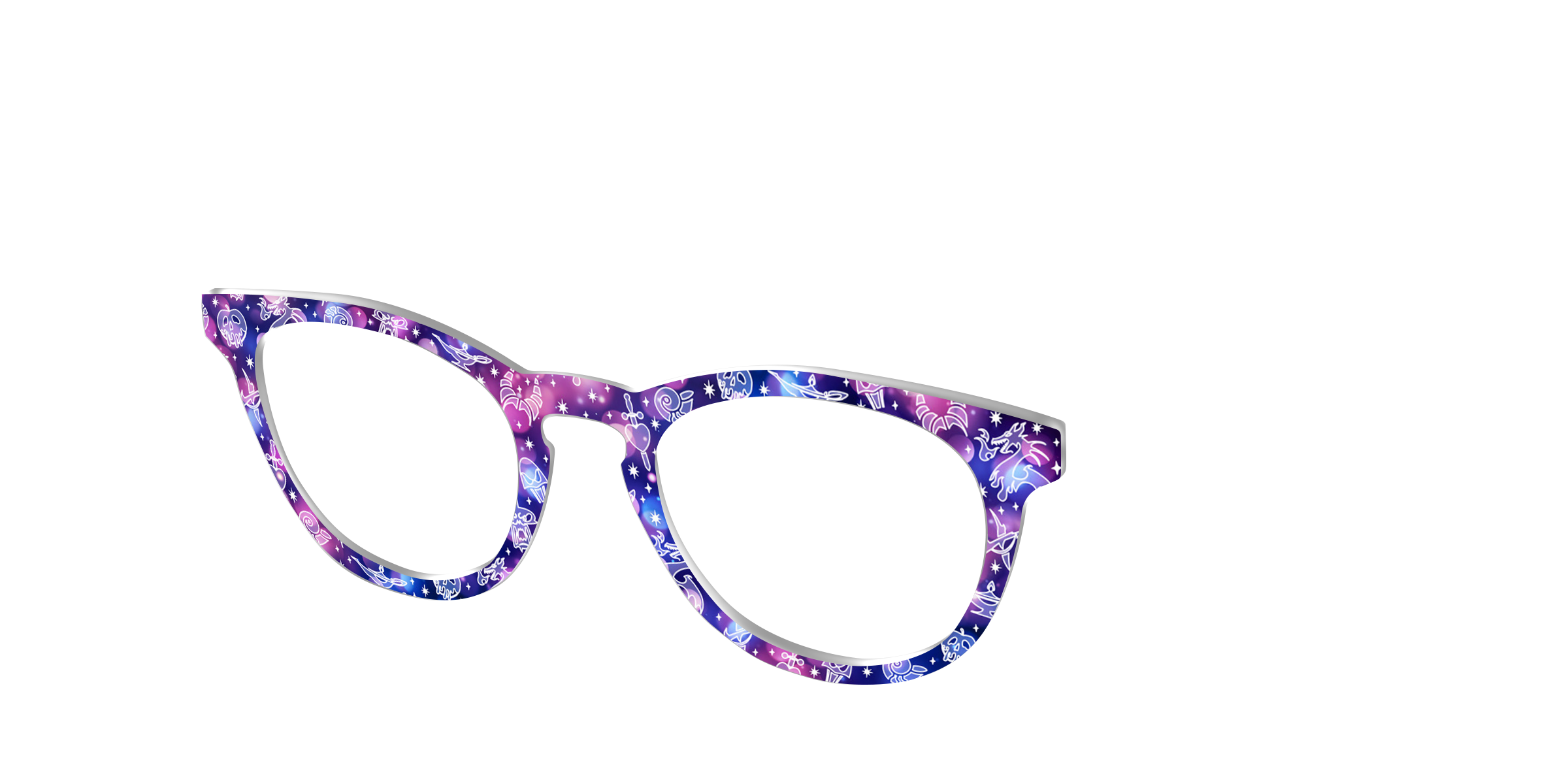 Pair Eyewear Villains Bokeh topper occhiali nero DY54