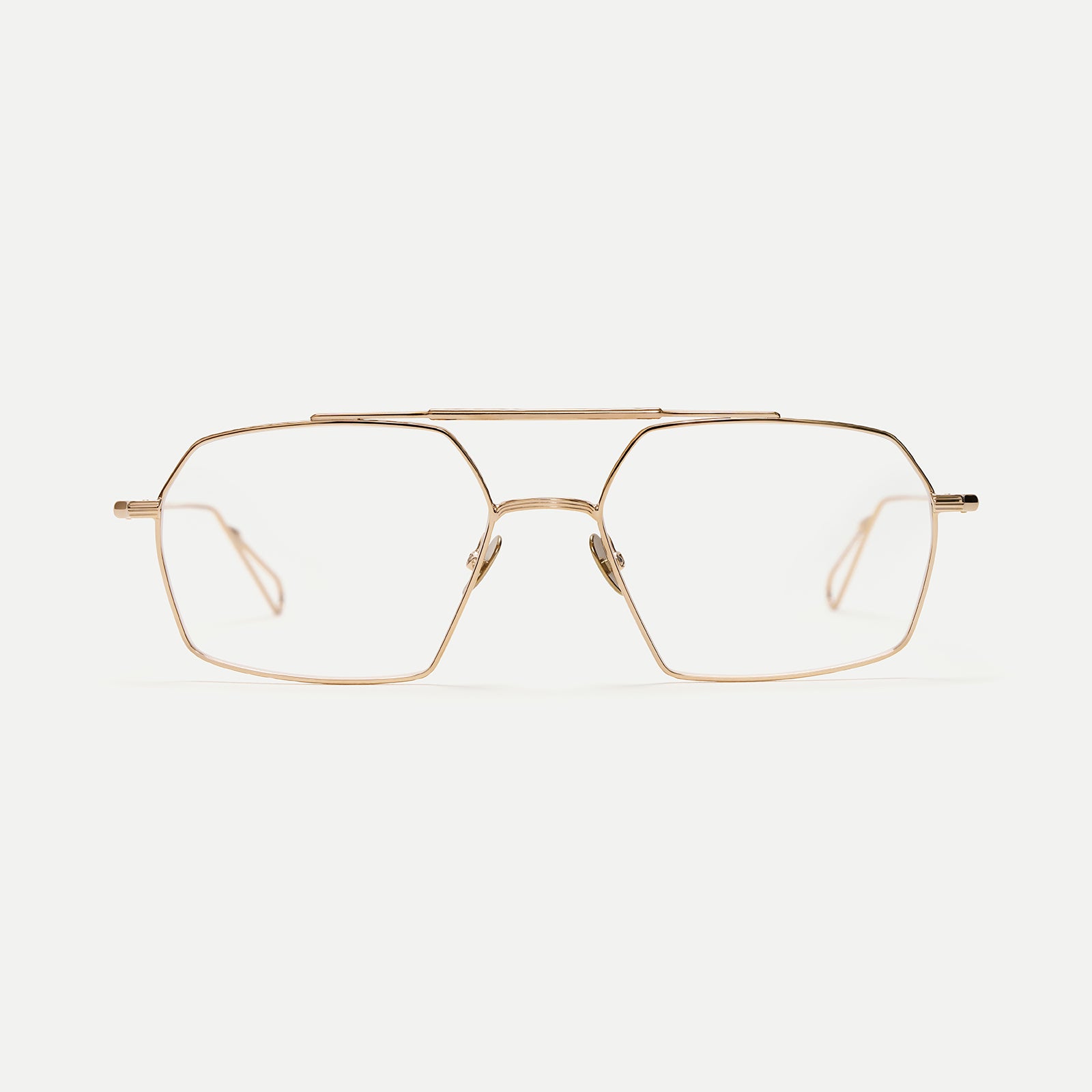 AHLEM Haussmann occhiali da vista ruthenium aviatore metallo