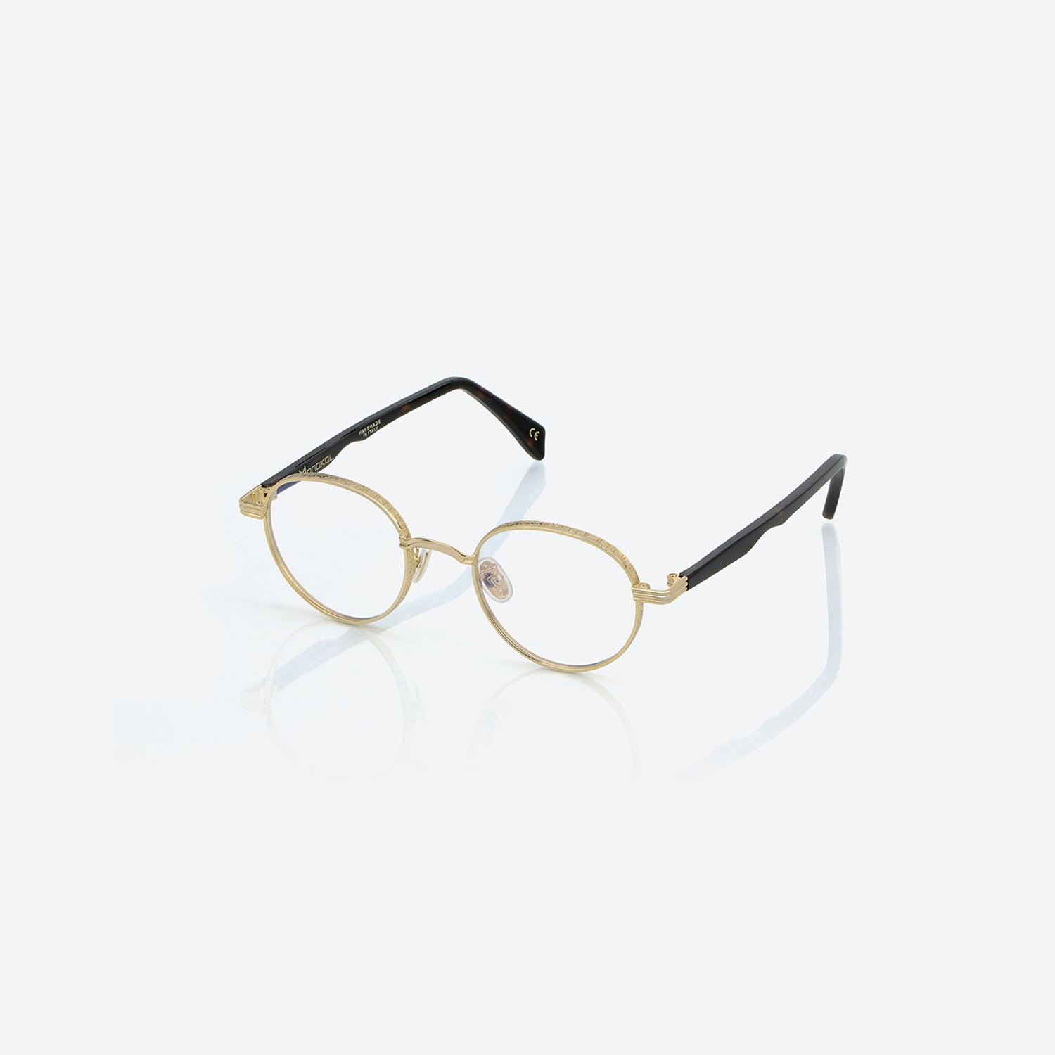 Monokol Evolved Boldness MK332 C1 occhiali da vista rotondi metallo